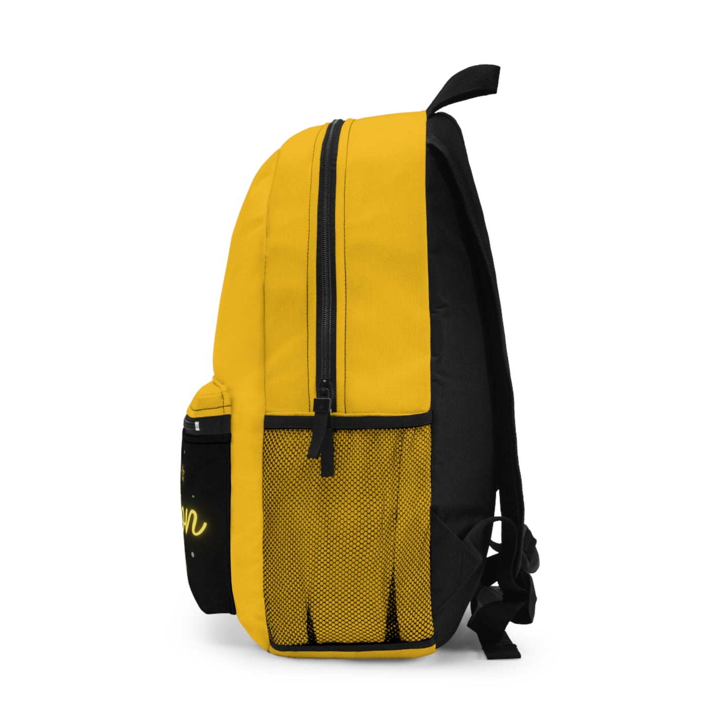 Congratulations Backpack, Gift for Graduates, School Backpack, Unique Travel Bag, Bright Yellow Daypack