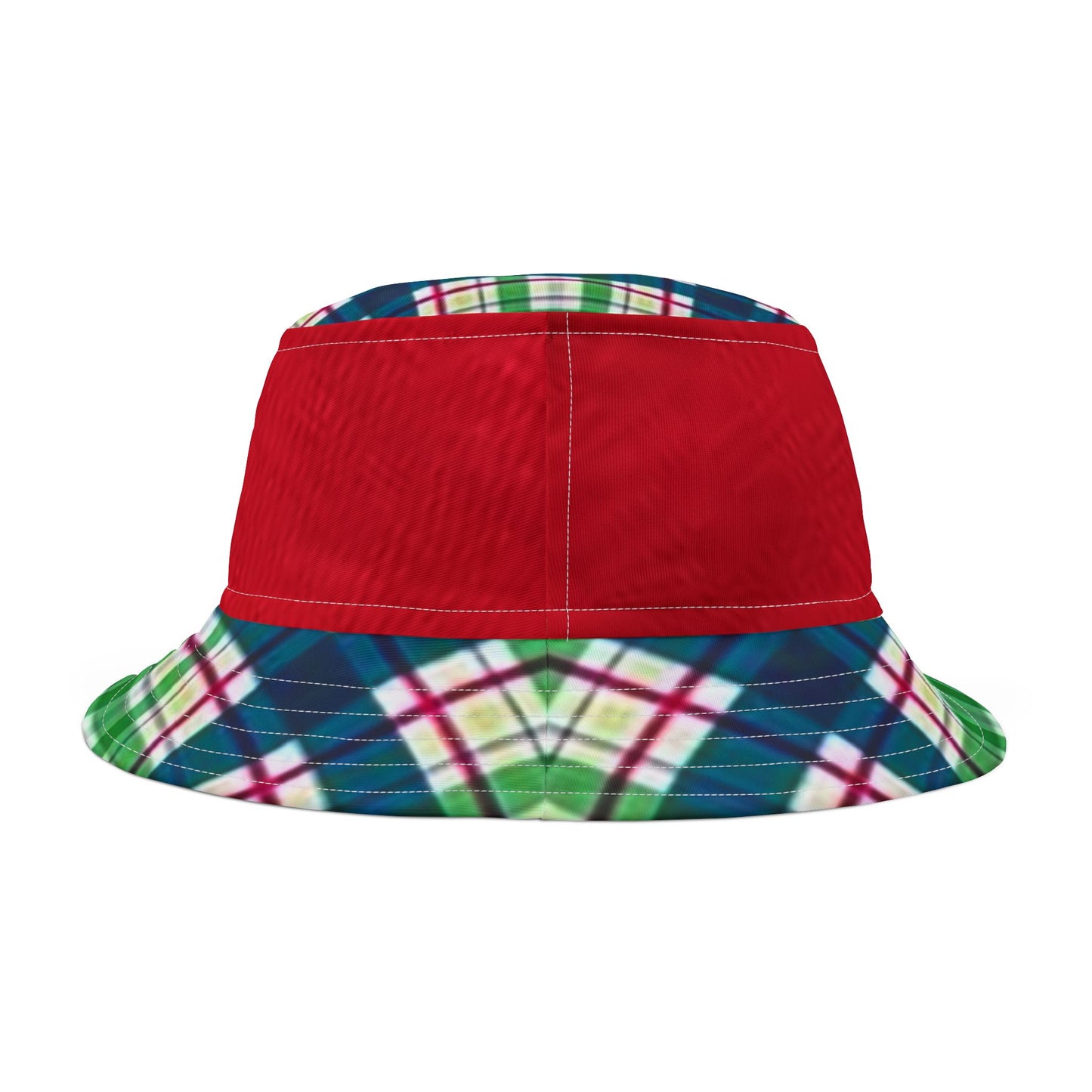 Plaid Bucket Hat - Personalized Outdoor Accessory, Summer Fashion, Trendy Gift, Festival Wear, Unique Style