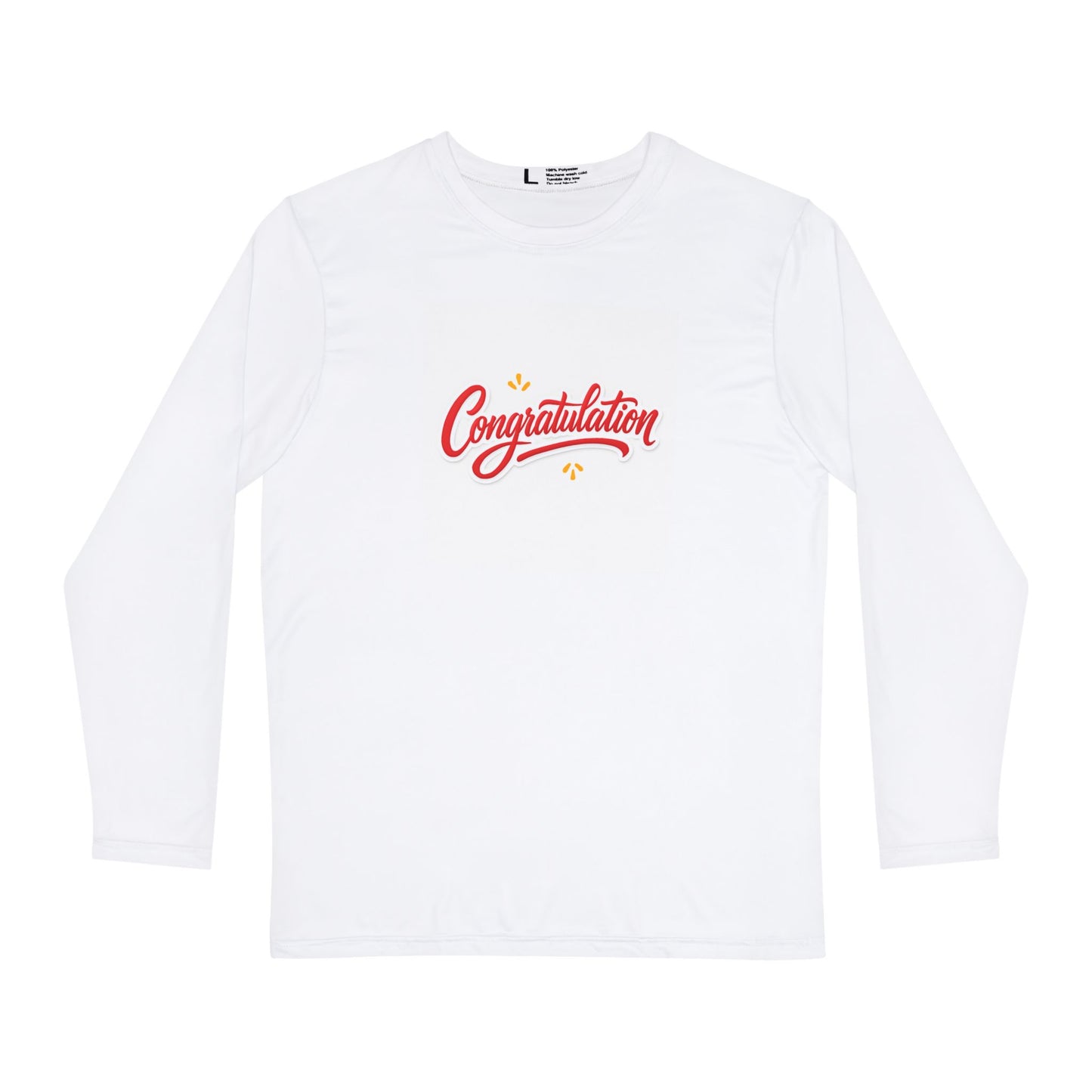 Men's Long Sleeve Shirt celebrating Achievements, Graduation Gift, Casual Wear, Relaxed Fit, Unique Design