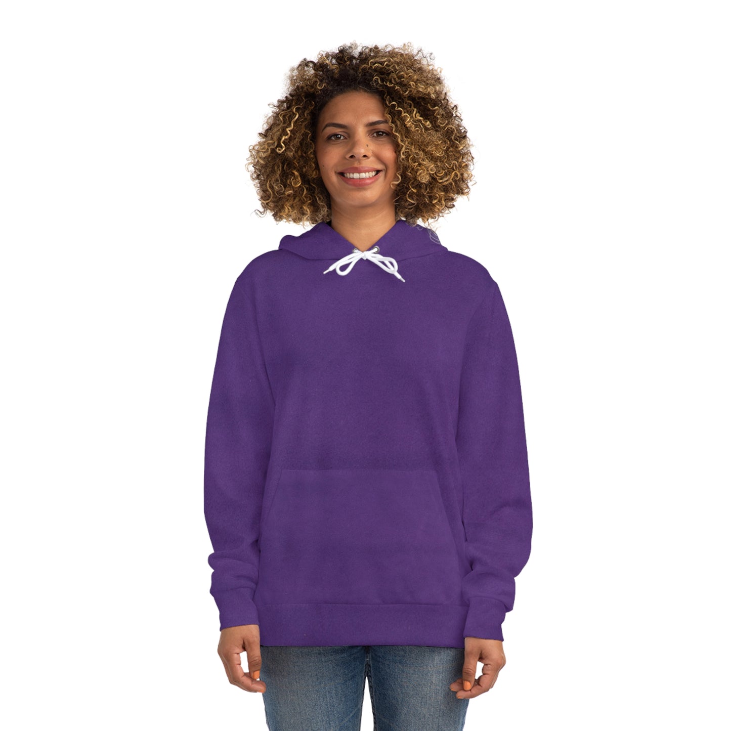 Trendy Purple AOP Hoodie, Cozy Fashion Sweatshirt, Unique Unisex Hoodie for Casual Outfits, Perfect Gift for Birthdays, Everyday Wear
