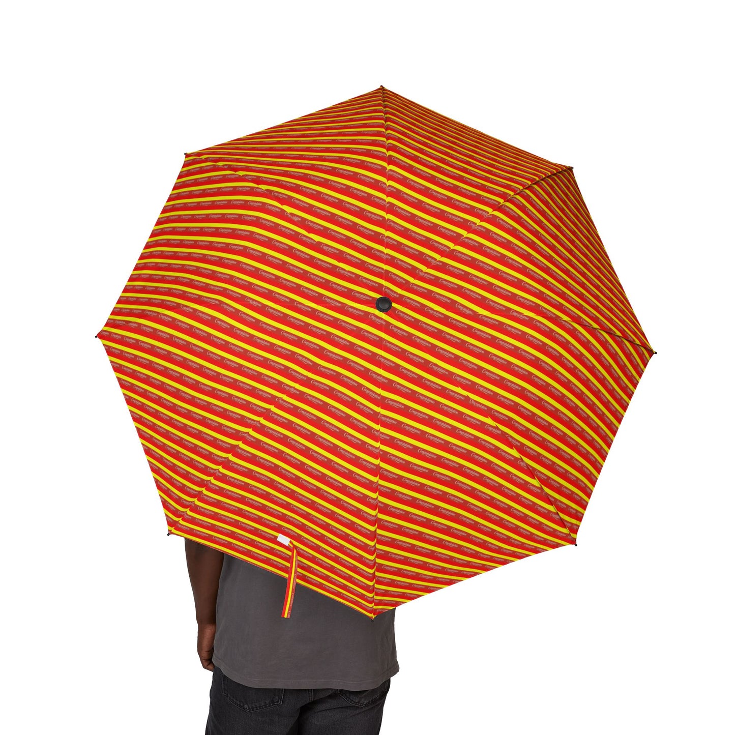 Vibrant Plaid Semi-Automatic Umbrella | Stylish Rain Protection, Gift for Her, Spring Accessory, Outdoor Essential, Travel Must-Have