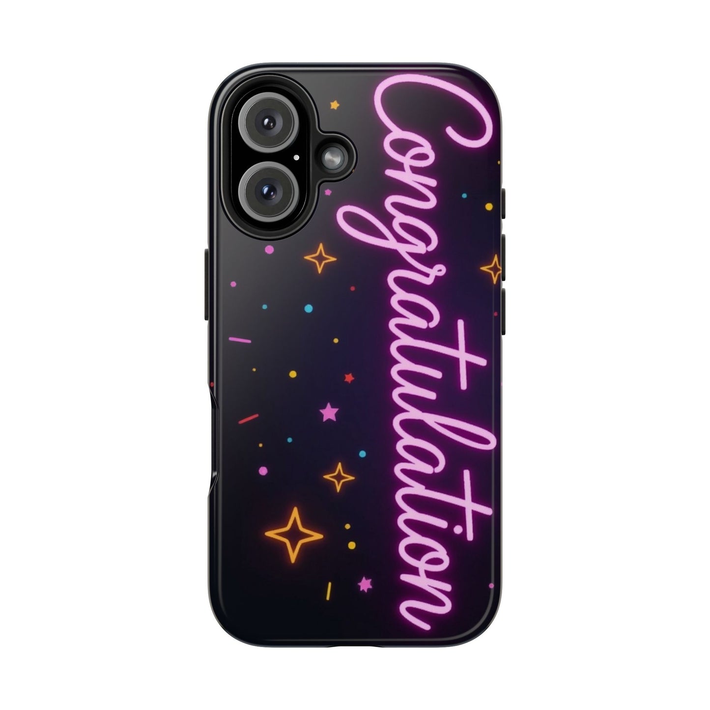 Congratulations Phone Case - Tough Cover for Milestones, Unique Gift, Celebration Accessory, Colorful Shield for Every Occasion