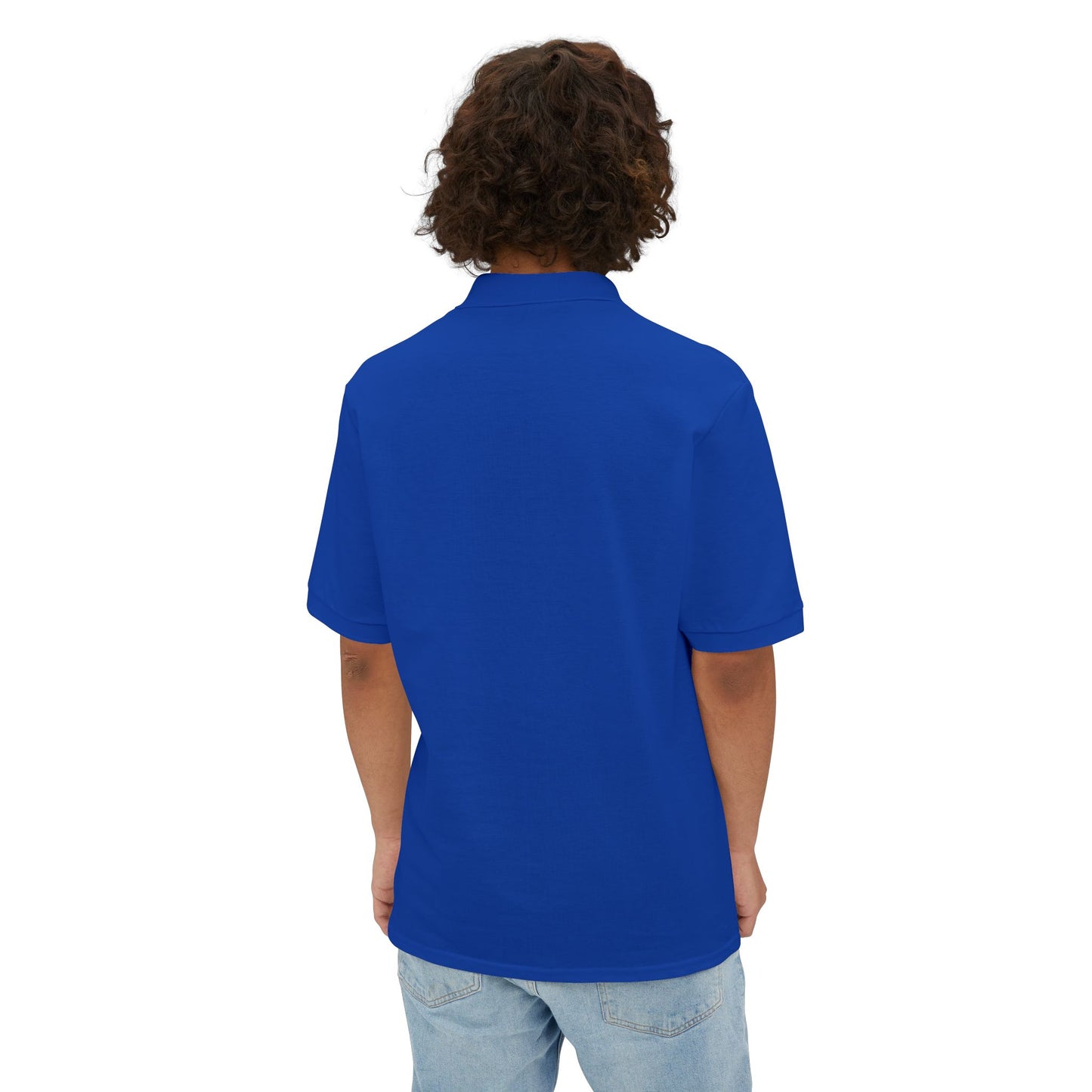 Vibrant Men's Piqué Polo Shirt, Casual Wear, Stylish Gift, Summer Fashion, Outdoor Activities, Father's Day