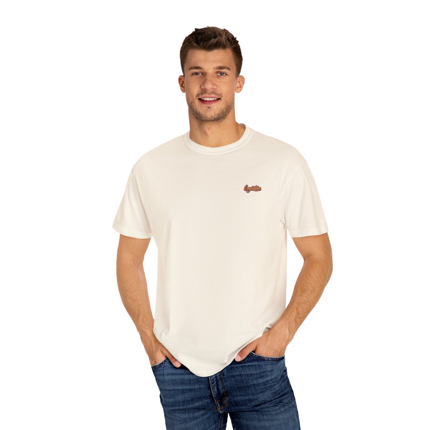 Garment-Dyed Unisex T-Shirt with Cozy Vibes, Everyday Tee for Casual Wear, Gift for Birthdays, Relaxed Fit Top, Perfect for Warm Days