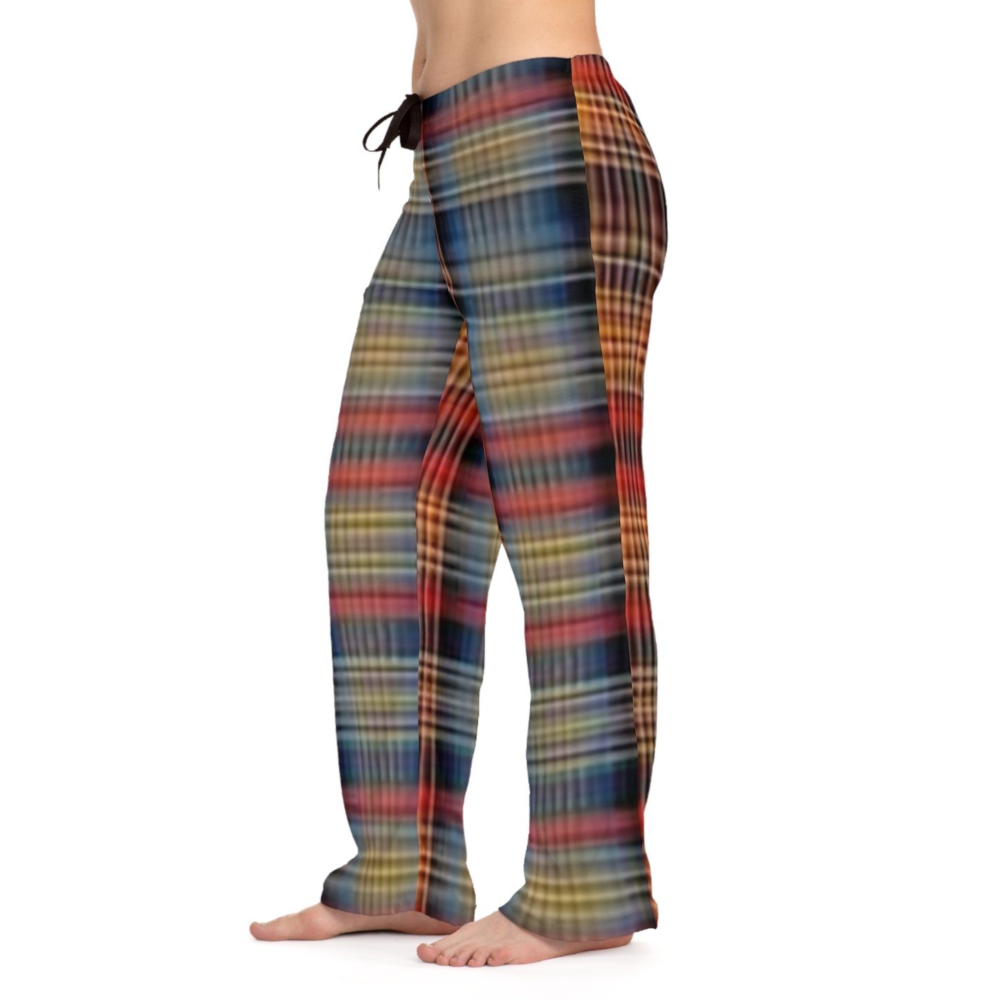 Cozy Plaid Women's Pajama Pants, Relaxed Fit Loungewear for Sleeping, Comfort Gift for Her, Cute Bedtime Outfit, Holiday Sleepwear