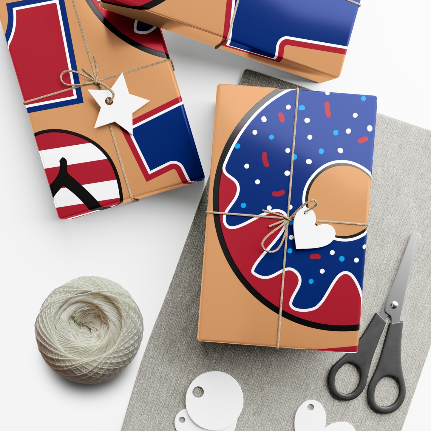 Patriotic Love Gift Wrap