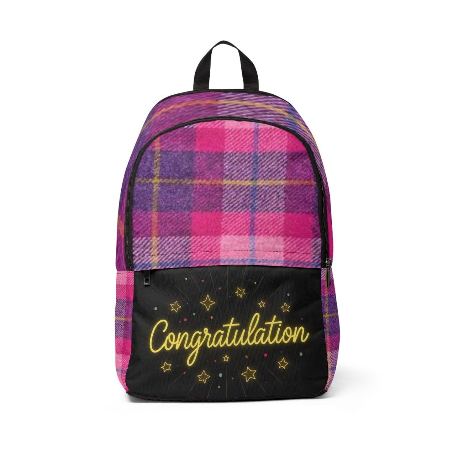 Congratulations Backpack, Stylish School Bag, Gift for Graduates, Trendy Student Backpack, Celebration Accessories, Chic Everyday Backpack