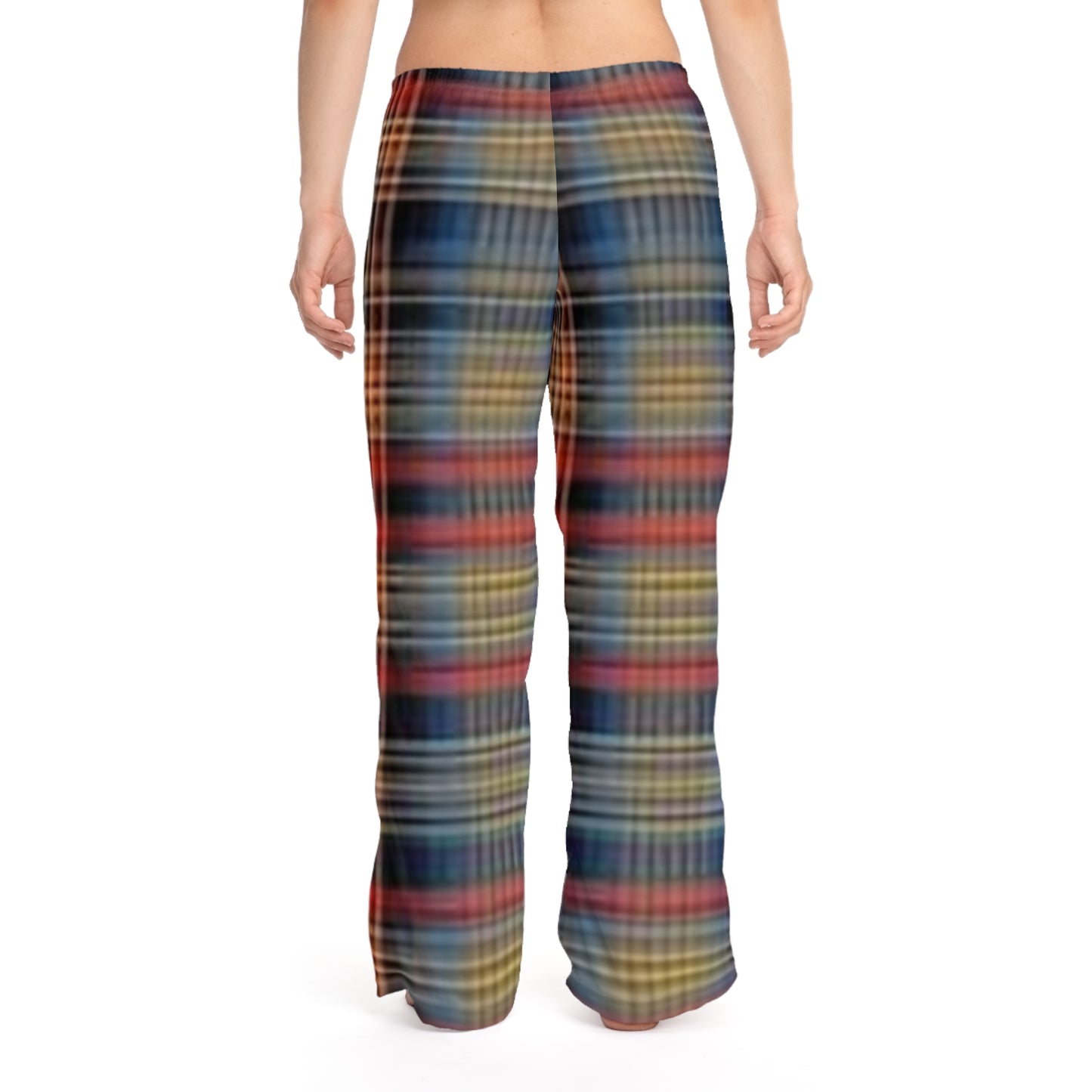Cozy Plaid Women's Pajama Pants, Relaxed Fit Loungewear for Sleeping, Comfort Gift for Her, Cute Bedtime Outfit, Holiday Sleepwear