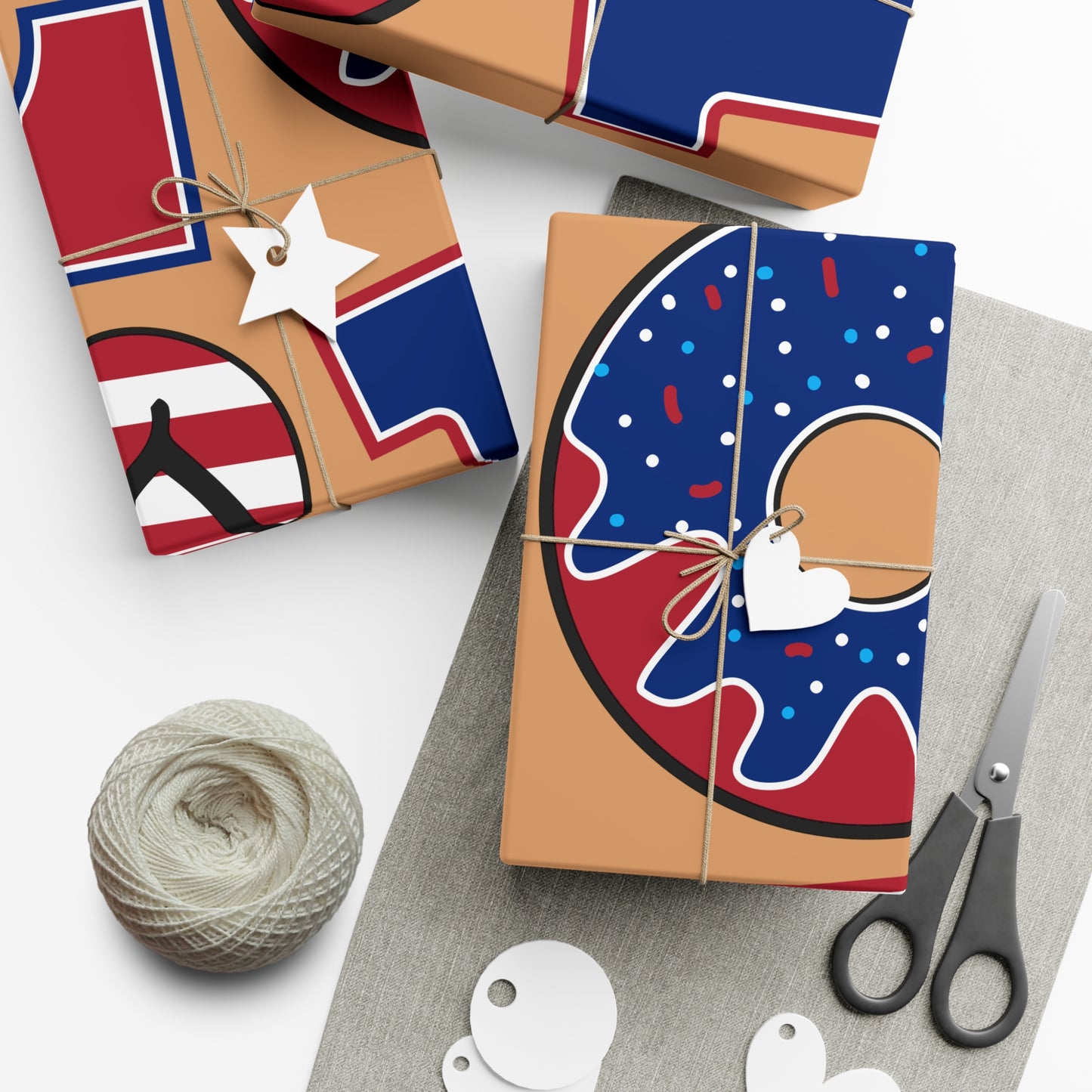 Patriotic Love Gift Wrap