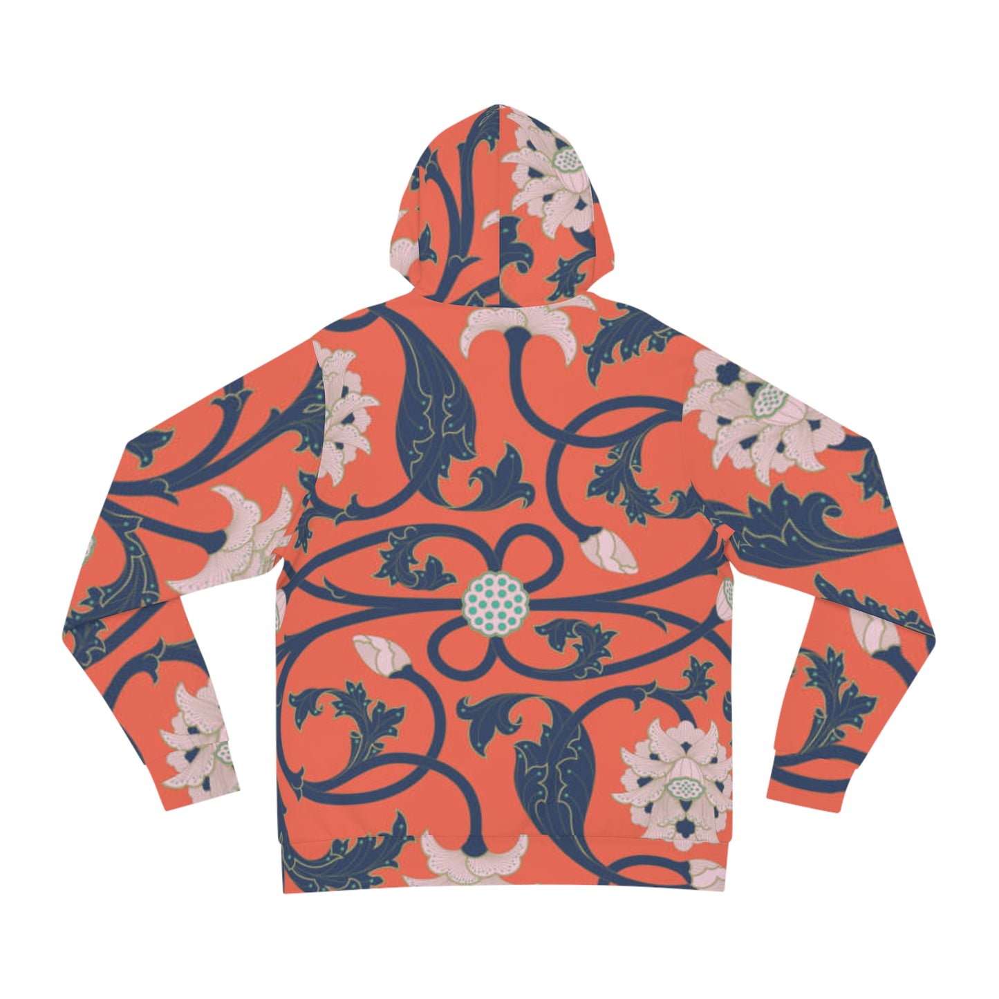 Chic Floral Hoodie, Boho Sweatshirt Unisex, Trendy Layering Piece, Cozy Fashion, Stylish Comfort Wear