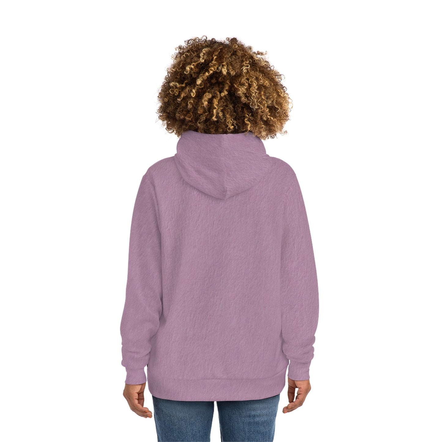 Trendy Lilac Fashion Hoodie, Cozy Autumn Fashion, Gift for Her, Casual Streetwear, Perfect for Fall, Everyday Essentials, AOP Design