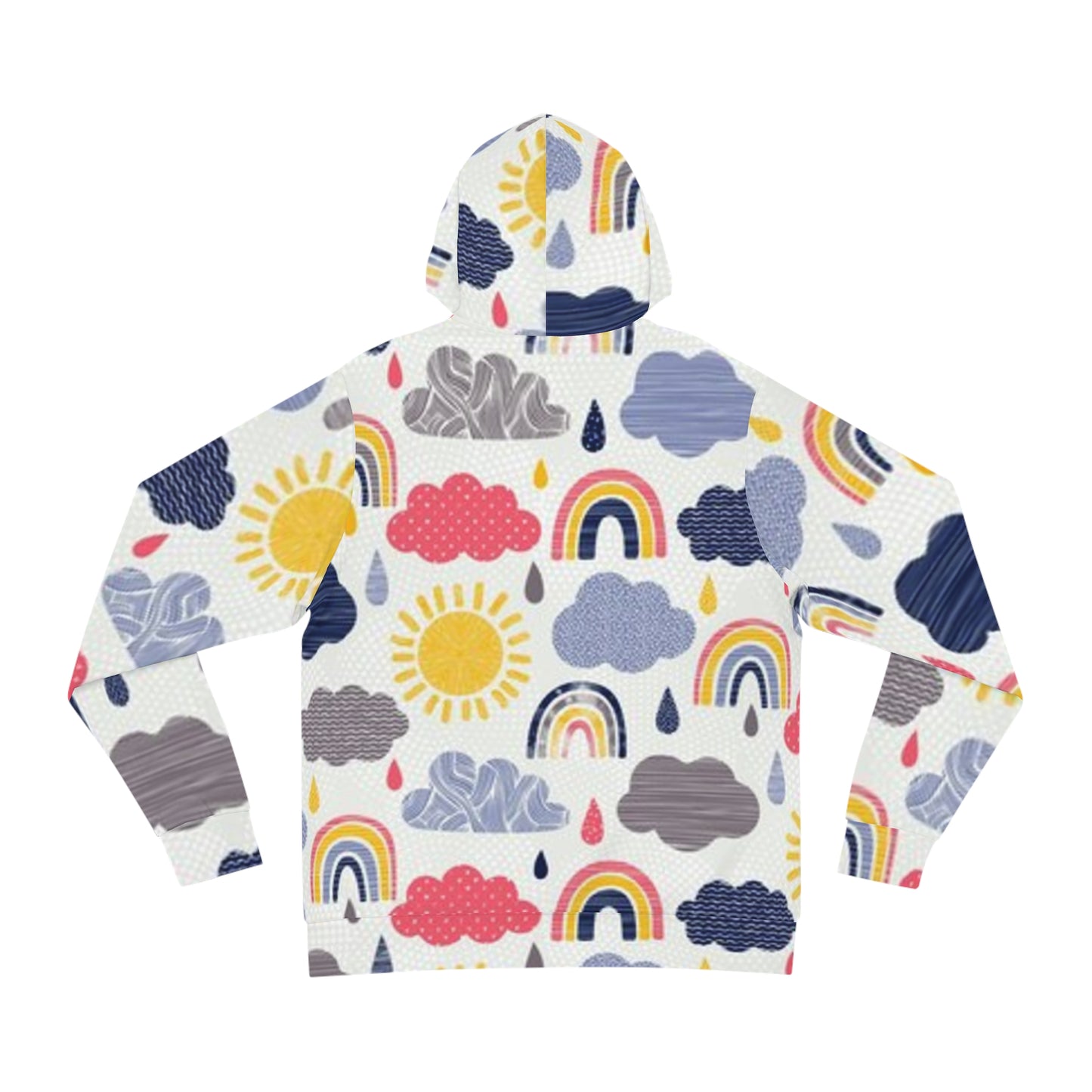 Whimsical Rainbow Hoodie, Cute Hoodie for Kids and Adults, Unique Gift for Bright Days, Cozy Fashion, Colorful Weather Apparel