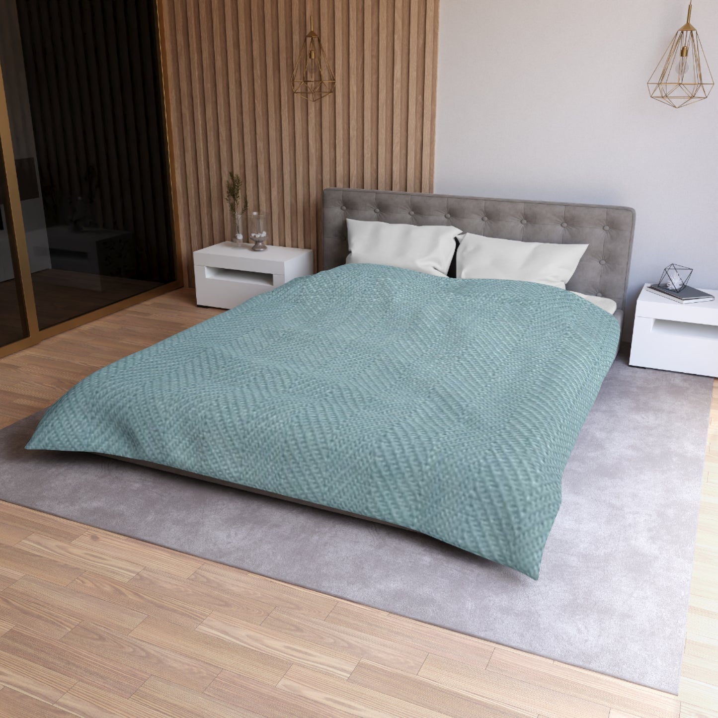 Soft Textured Microfiber Duvet Cover | Cozy Bedroom Decor, Home Textile, Gift Idea for Housewarming, Spring Refresh, Minimalist Style