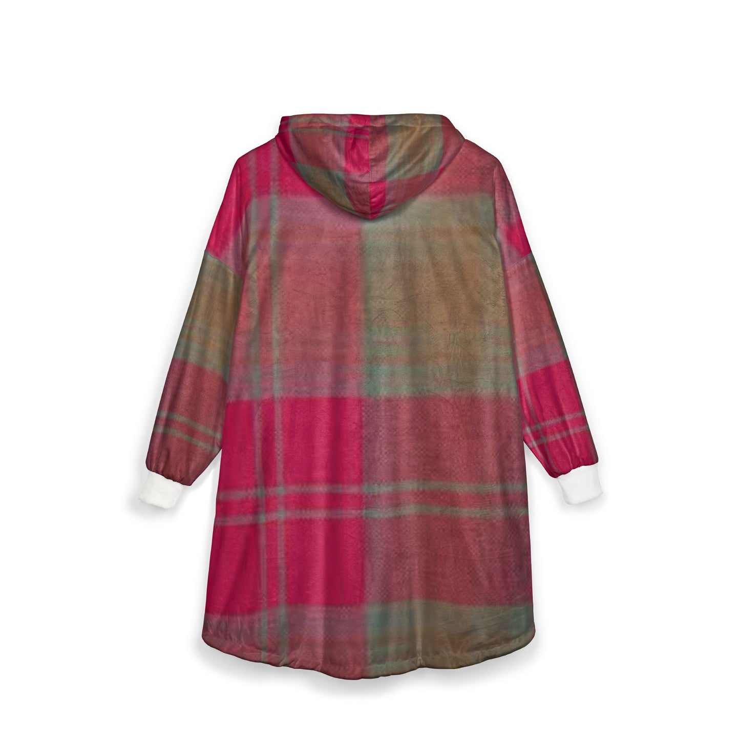 Cozy Plaid Unisex Hooded Blanket, Warm Oversized Throw for Home, Travel, Gifts, Perfect for Movie Nights or Campfire Gatherings