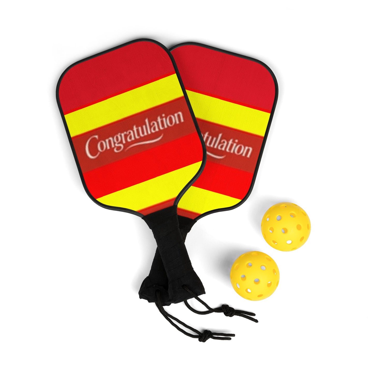 Pickleball Paddle Set - Fun Sport Gift, Congratulations Gift, Outdoor Activity, Game Day Essentials, Fitness Gift for Players