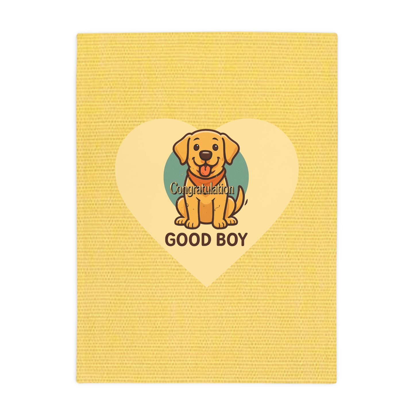 Cozy Dog-Themed Plush Fleece Blanket | Perfect Pet Lover Gift | Good Boy Design for Home Decor, Pet Lovers, Birthdays, Housewarming