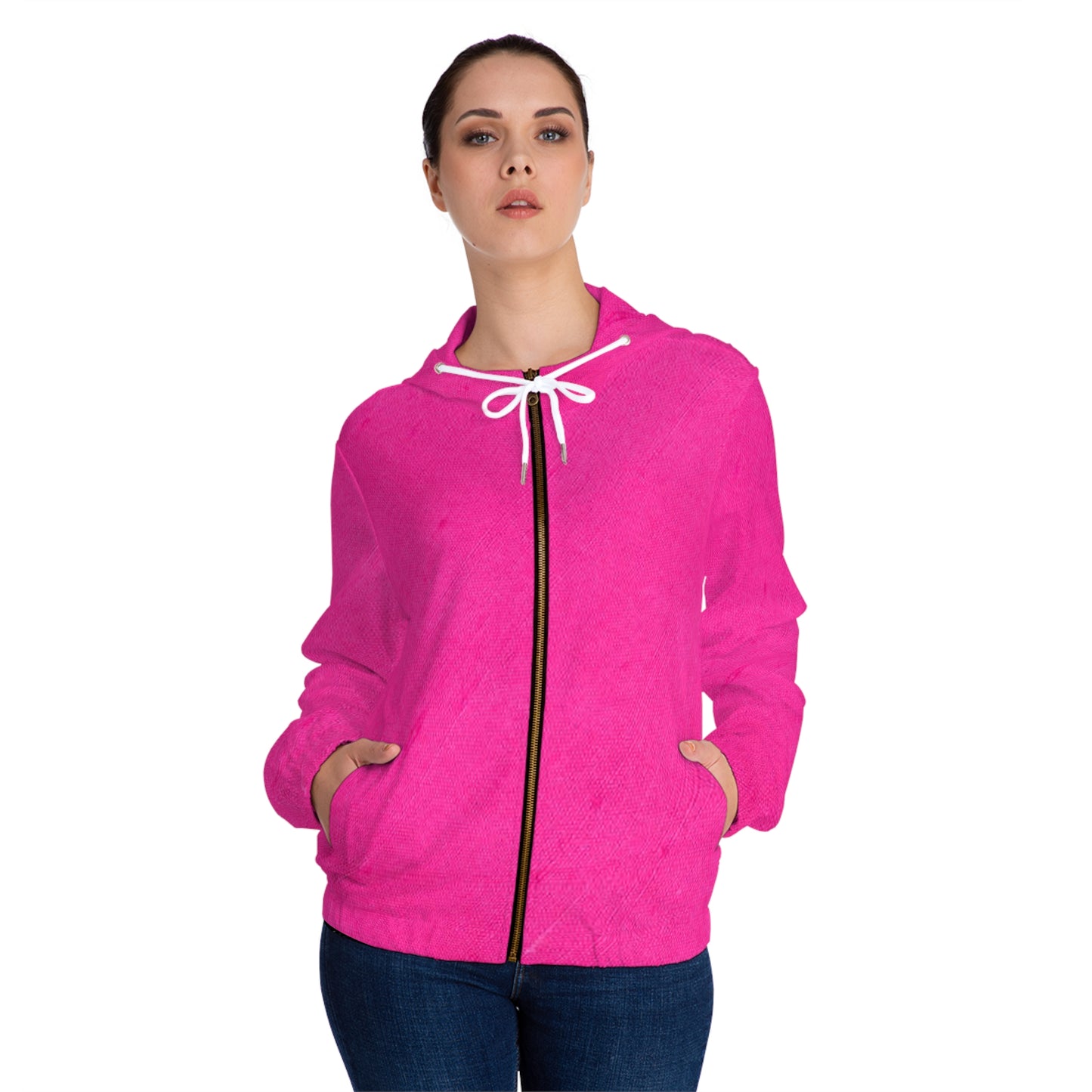 Vibrant Women’s Full-Zip Hoodie, Cozy Jacket, Weekend Wear, Casual Style, Perfect Gift for Her, Spring Fashion