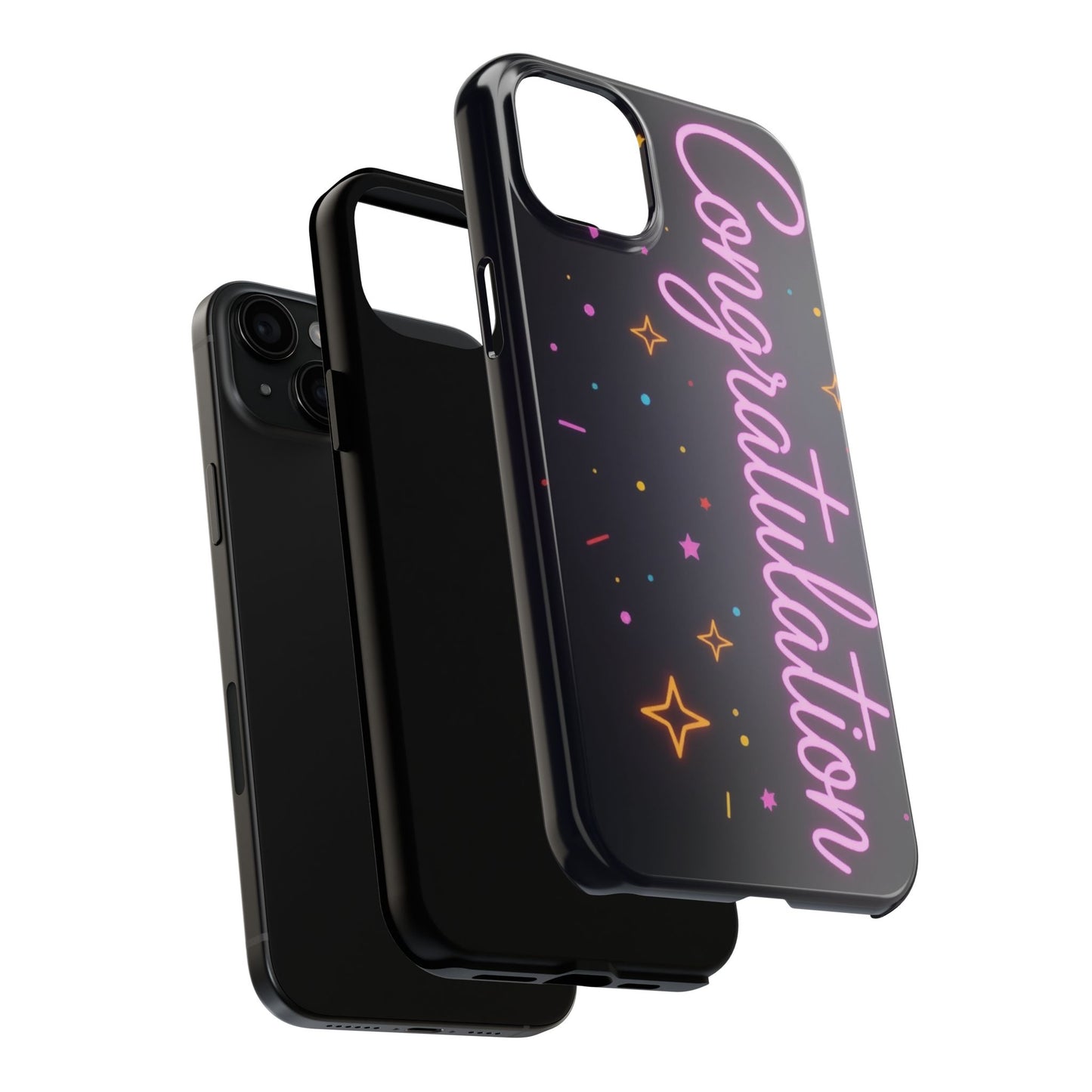 Congratulations Phone Case - Tough Cover for Milestones, Unique Gift, Celebration Accessory, Colorful Shield for Every Occasion