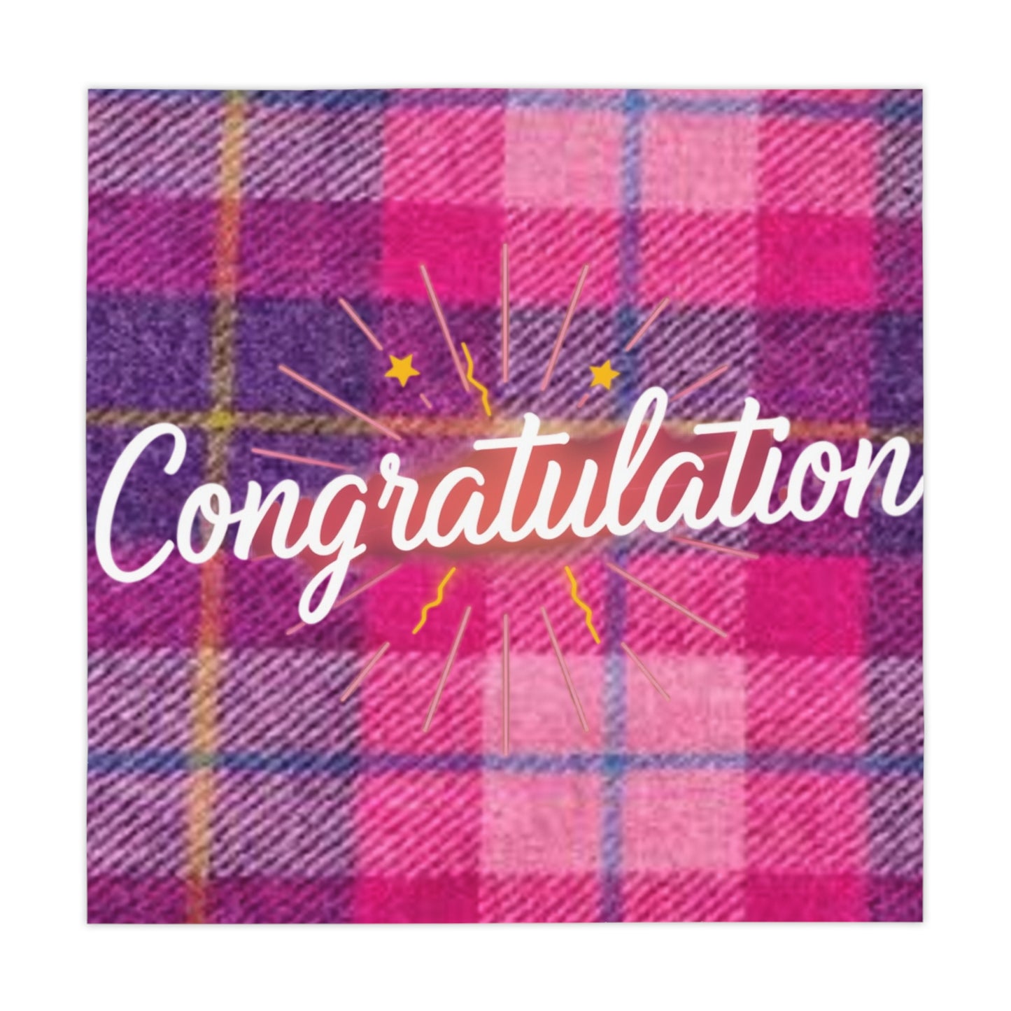 Celebrate with Style: Congratulations Tablecloth for Parties, Events, and Gatherings, Table Decor, Celebration, Gift Idea