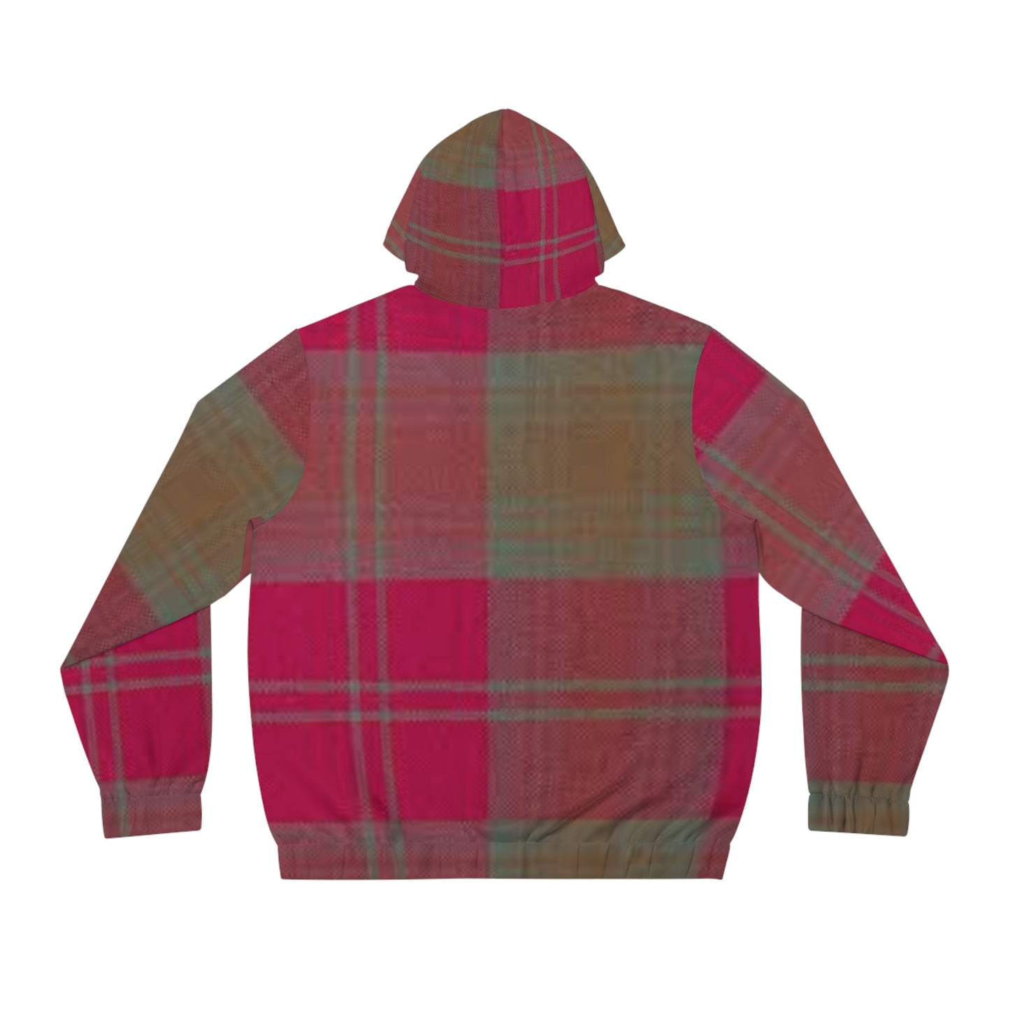 Tartan Stylish Men's Full-Zip Hoodie | Cozy Plaid Design, Perfect for Casual Wear, Fall Fashion, Gift for Him, Outdoor Adventures
