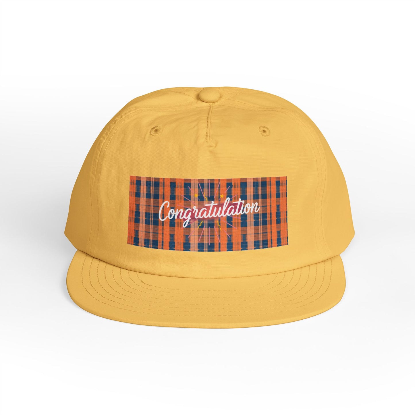Congratulations Surf Cap | Beach Hat, Gift for Surfer, Summer Accessory, Outdoor Activities, Cool Casual Wear