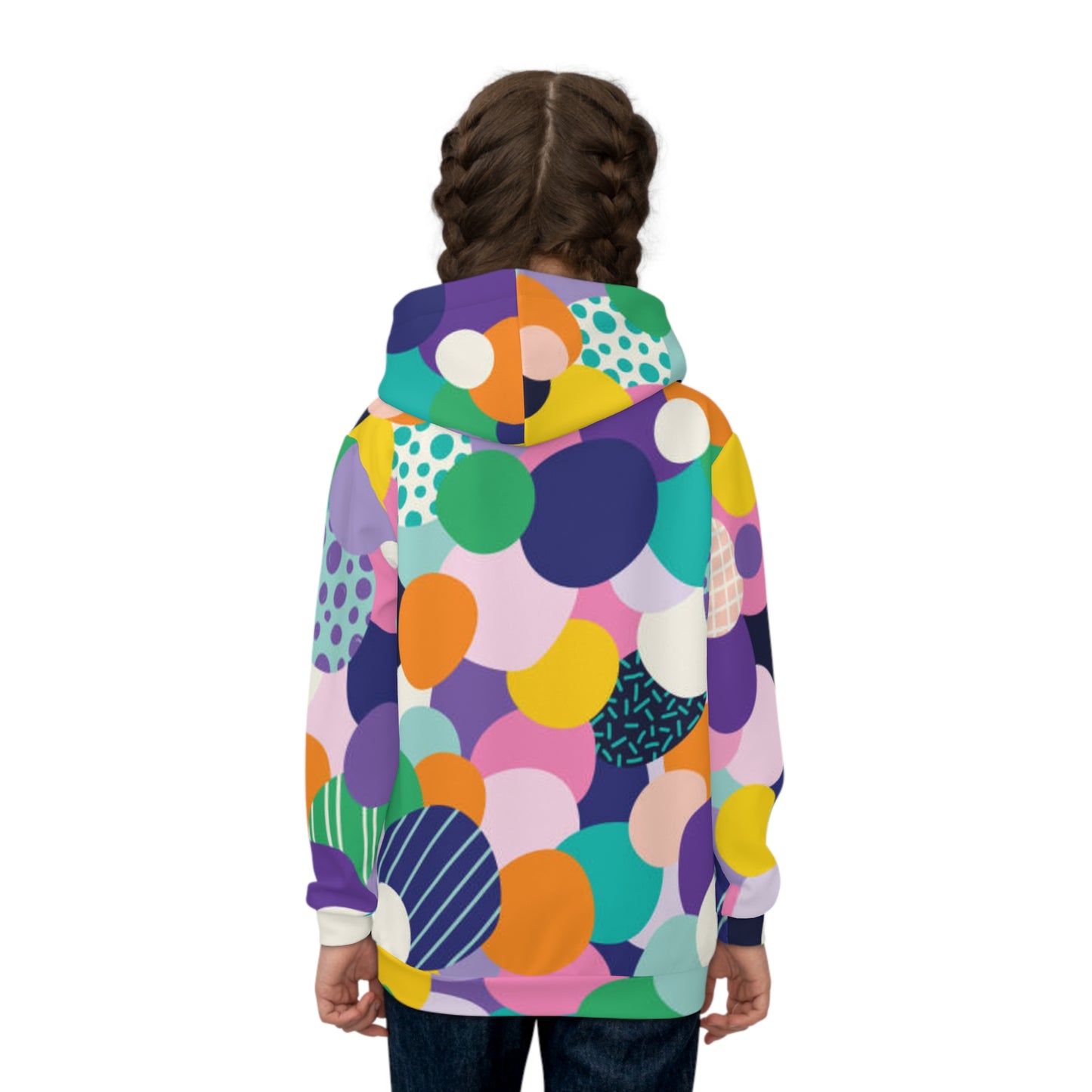 Colorful Children's Hoodie – Fun, Playful Design for Kids, Ideal Gift for Birthdays, Holidays, and Everyday Wear