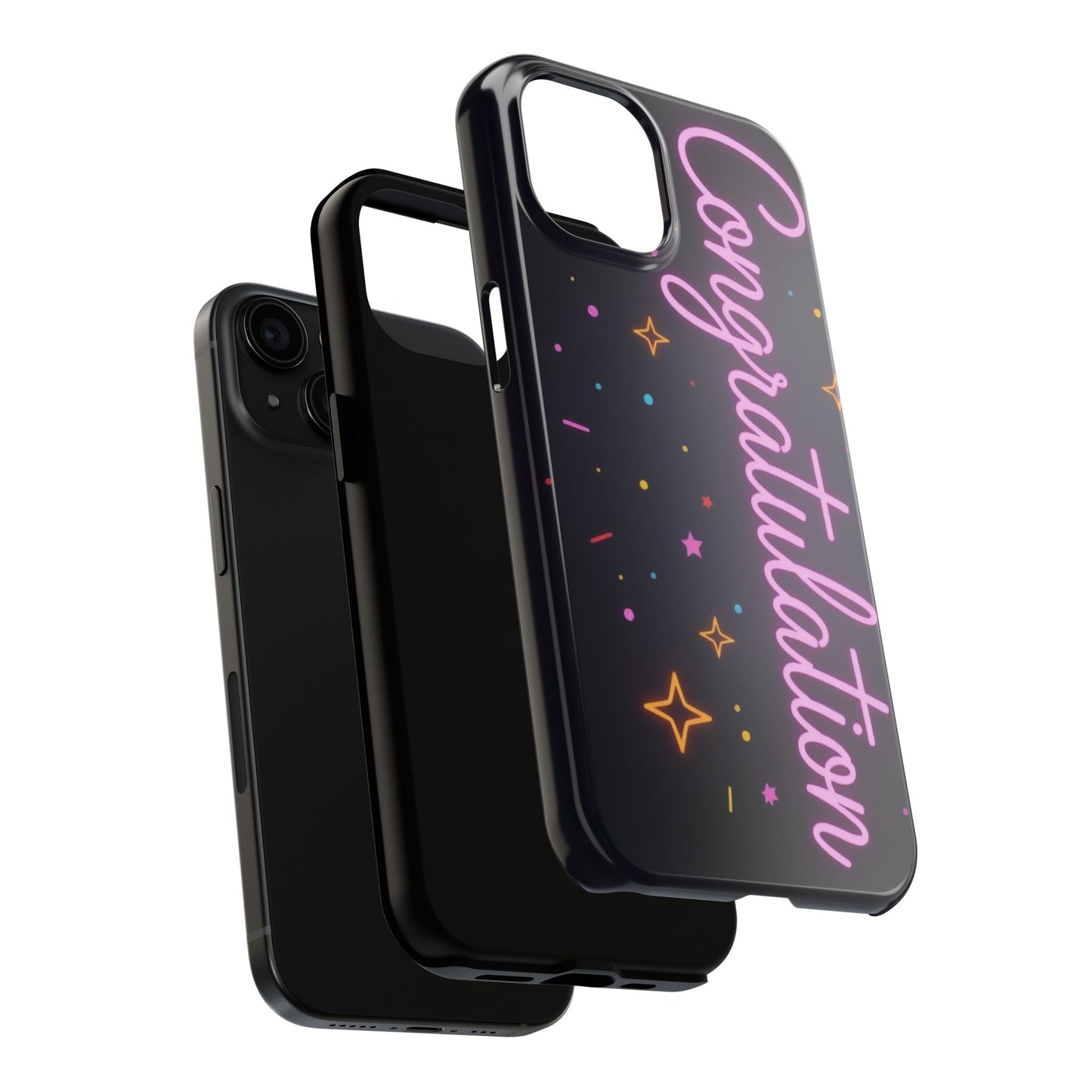 Congratulations Phone Case - Tough Cover for Milestones, Unique Gift, Celebration Accessory, Colorful Shield for Every Occasion