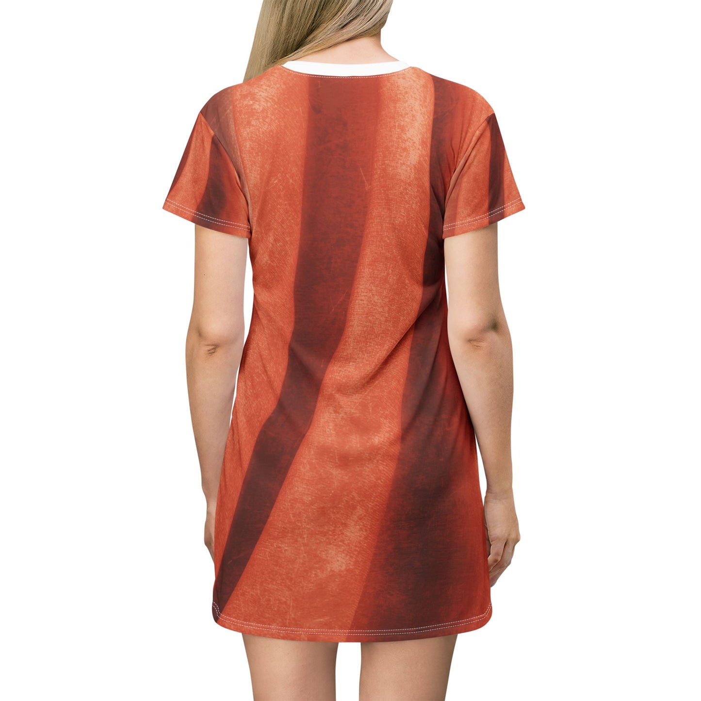 Elegant Striped T-Shirt Dress, Casual Summer Dress, Everyday Relaxed Style, Beachwear, Fashion Statement