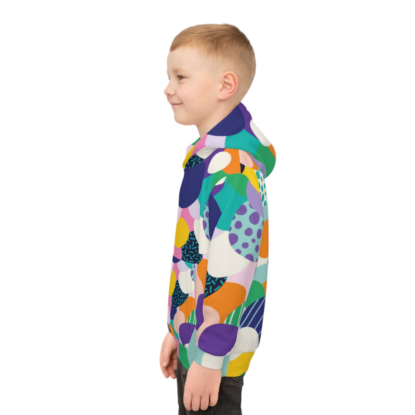 Colorful Children's Hoodie – Fun, Playful Design for Kids, Ideal Gift for Birthdays, Holidays, and Everyday Wear