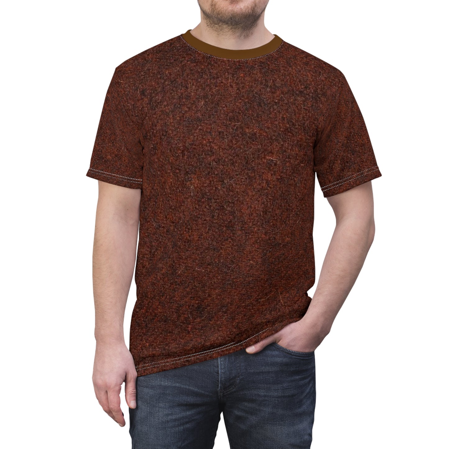 Rustic Unisex Cut & Sew Tee, Cozy Casual Wear, Earthy Fashion, Unique Gift for Him/Her, Everyday Style