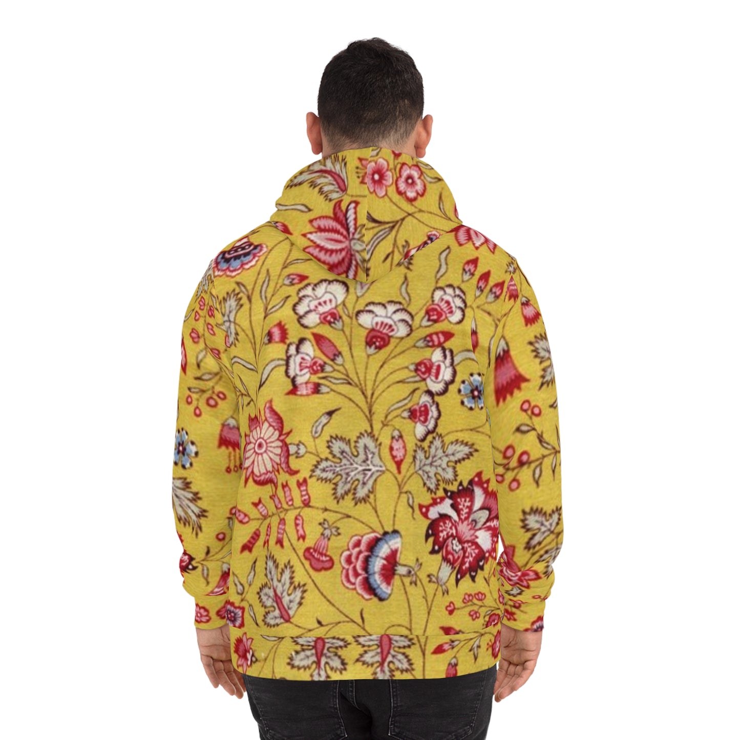Stylish Floral Dog Hoodie, Cute Pet Lovers Apparel, Gift for Dog Owners, Cozy Casual Wear, Vibrant Yellow Pullover