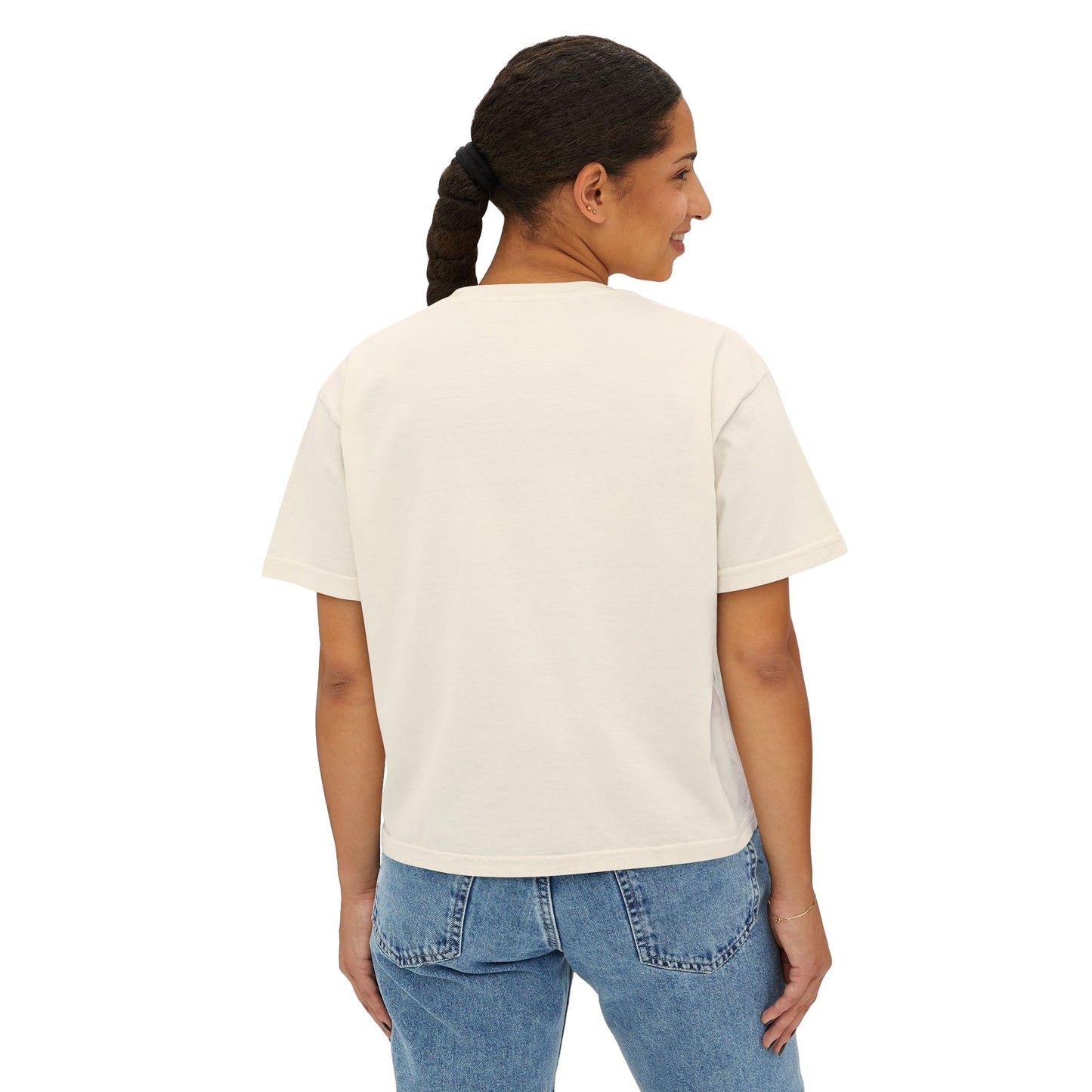 Celebratory Women's Boxy Tee, Congrats T-Shirt, Graduation Gift, Casual Wear, Birthday Celebration, Everyday Style