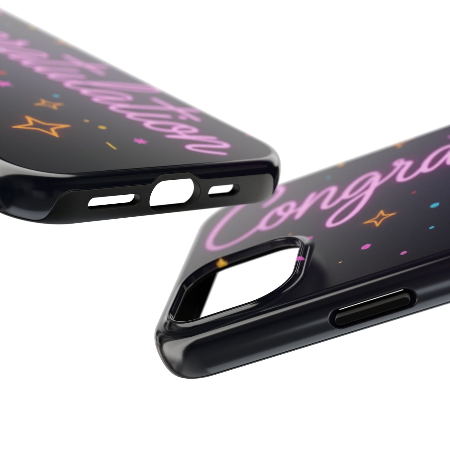 Congratulations Phone Case - Tough Cover for Milestones, Unique Gift, Celebration Accessory, Colorful Shield for Every Occasion
