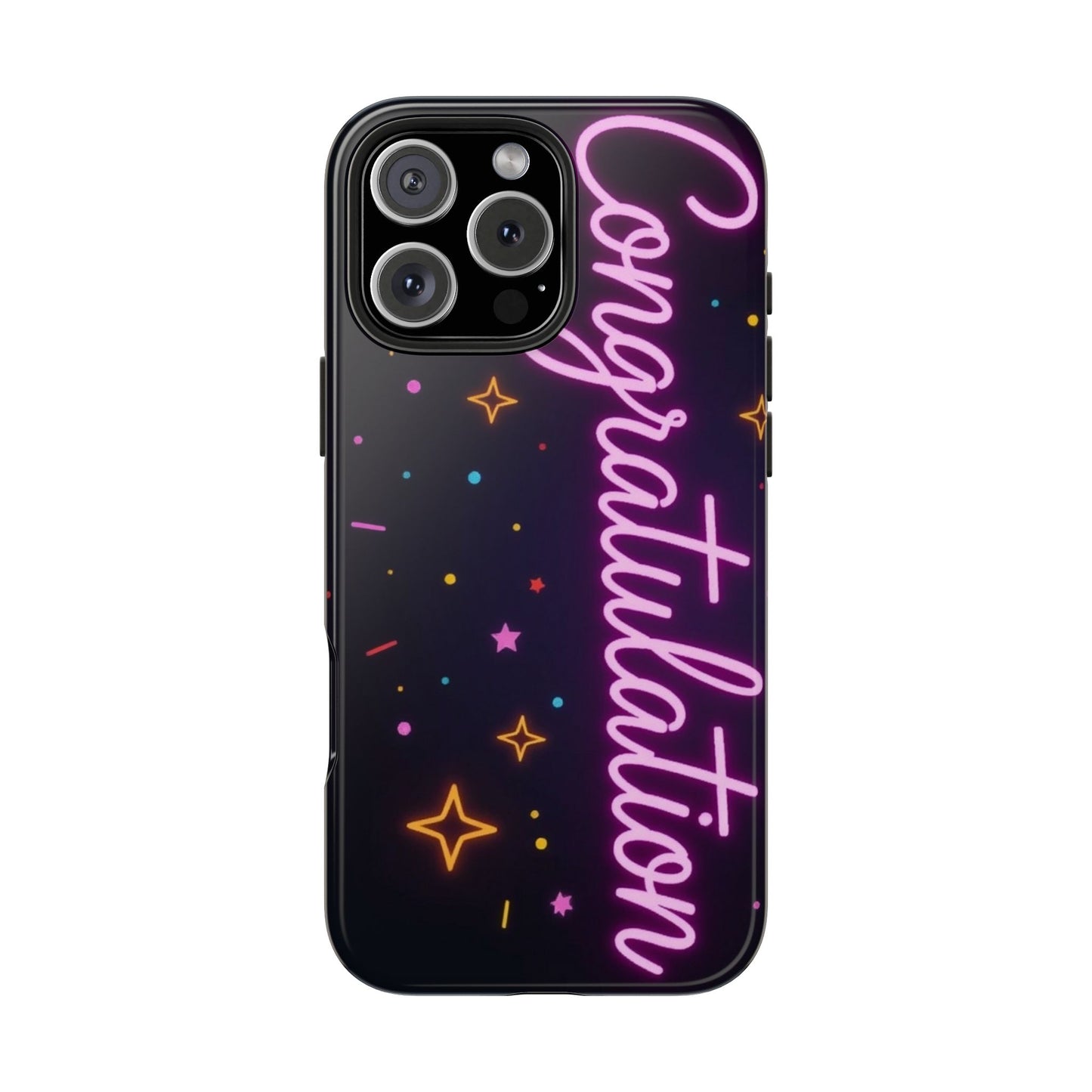 Congratulations Phone Case - Tough Cover for Milestones, Unique Gift, Celebration Accessory, Colorful Shield for Every Occasion