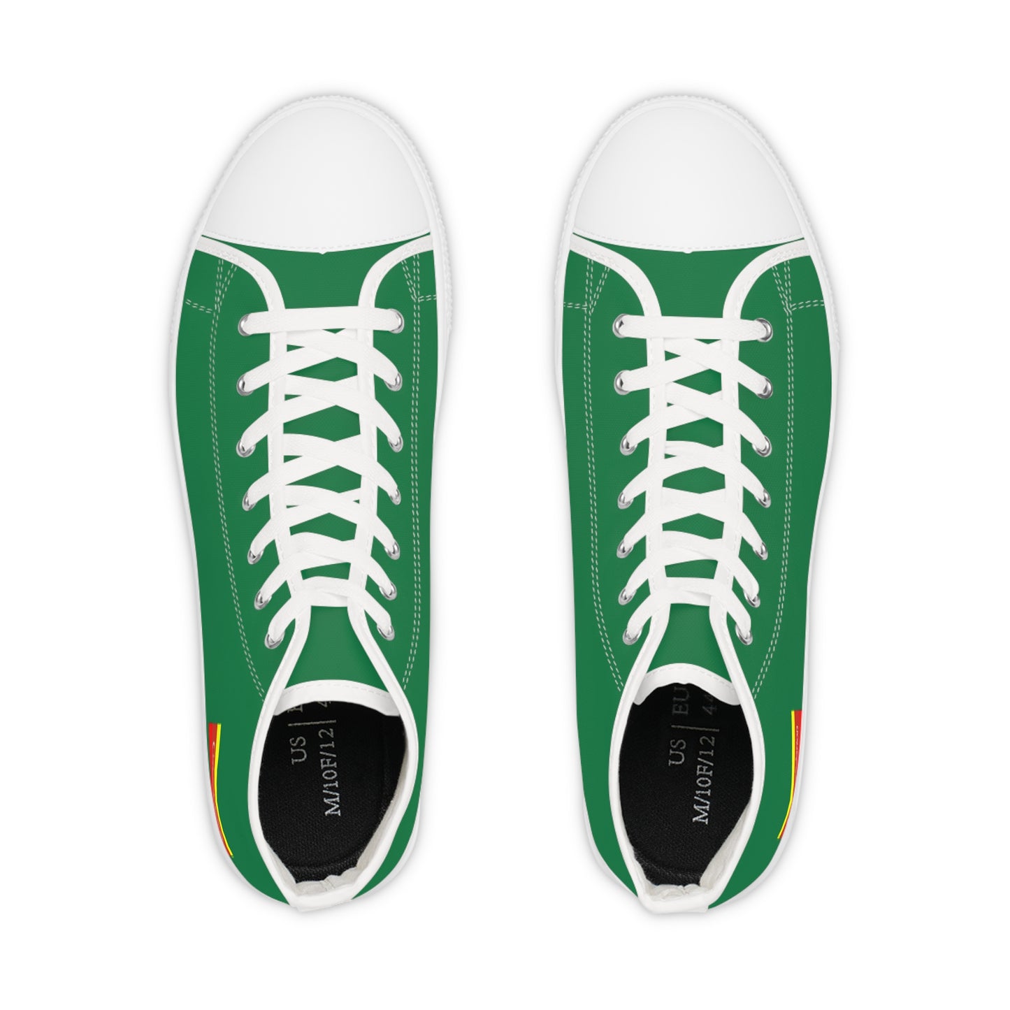 Stylish High Top Sneakers for Trendy Men, Casual Shoes, Sporty Footwear, Green Sneakers, Fashion Sneakers for All Occasions