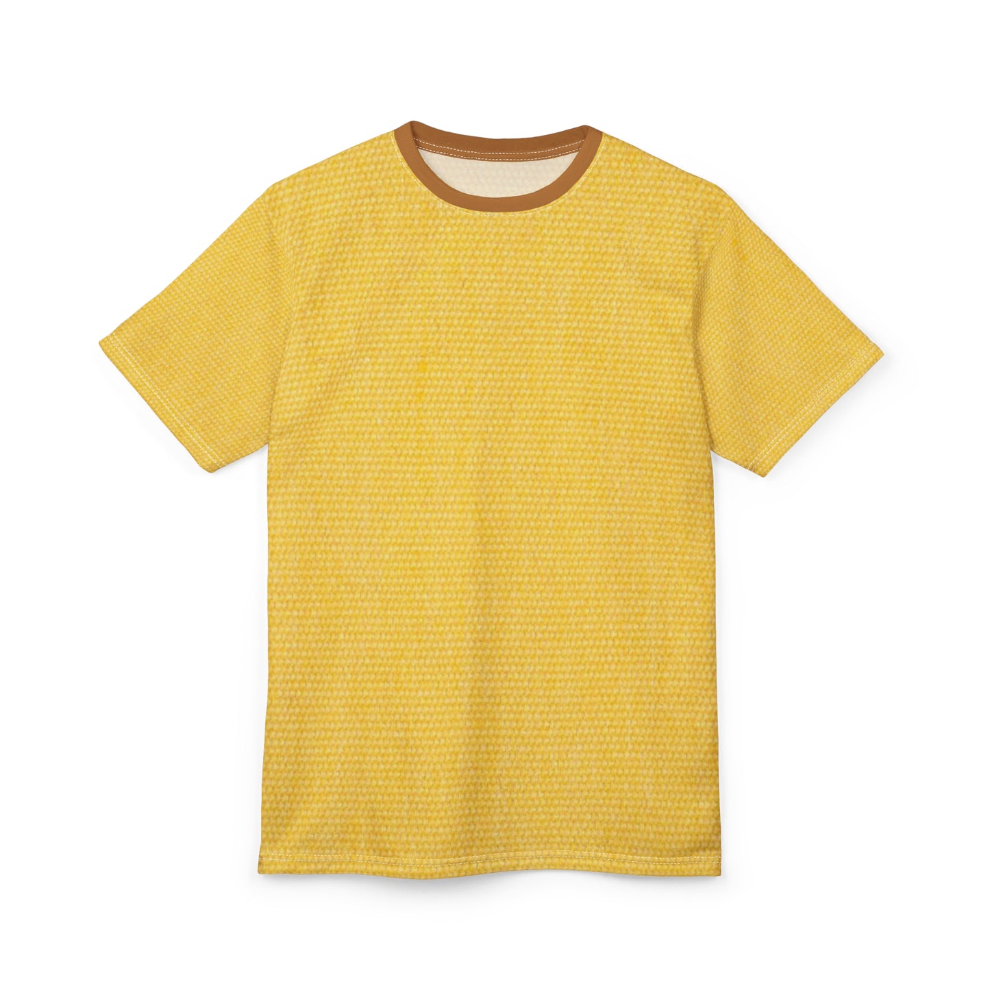Vibrant Unisex Cut & Sew Tee, Sunshine-Themed Casual Shirt, Summer Apparel, Gifts for Friends, Bright Yellow Tee