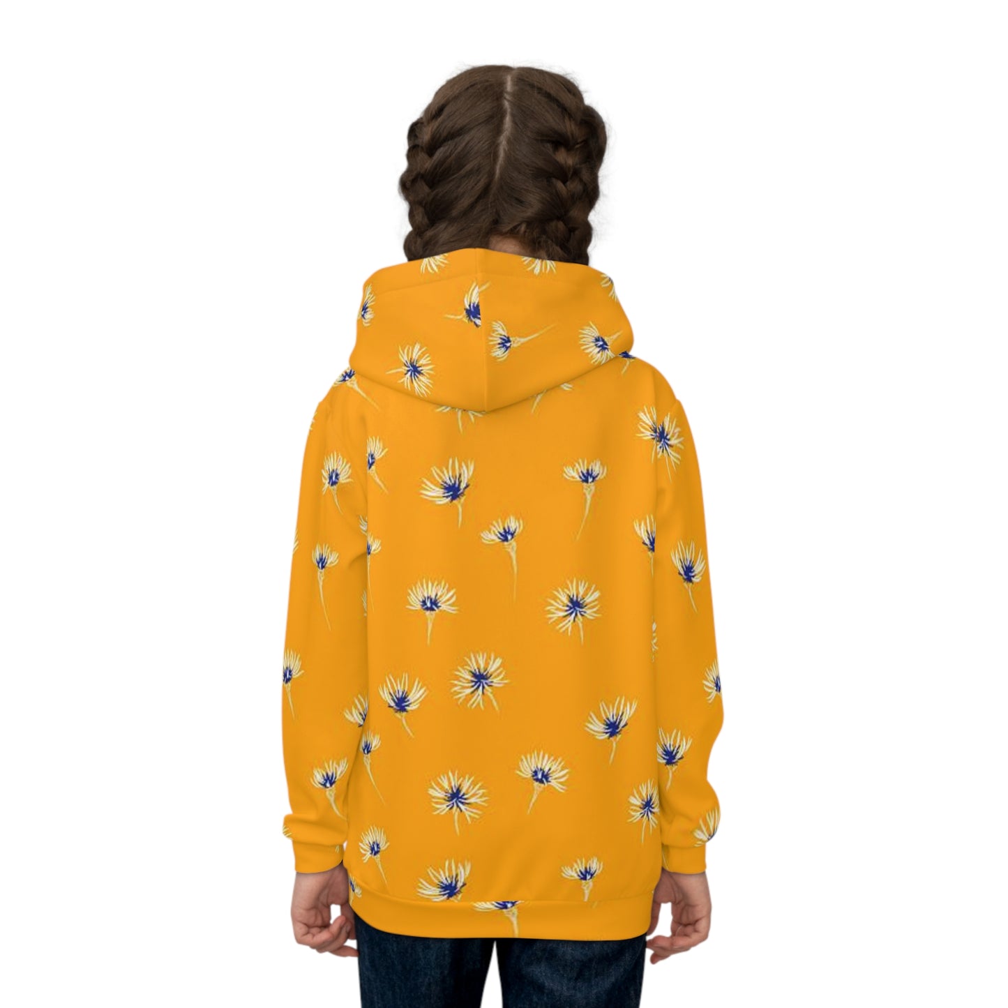 Bright Floral Children’s Hoodie - Cozy Spring Apparel, Cute Gift for Kids, Kid’s Fashion, Everyday Wear, Outdoor Play