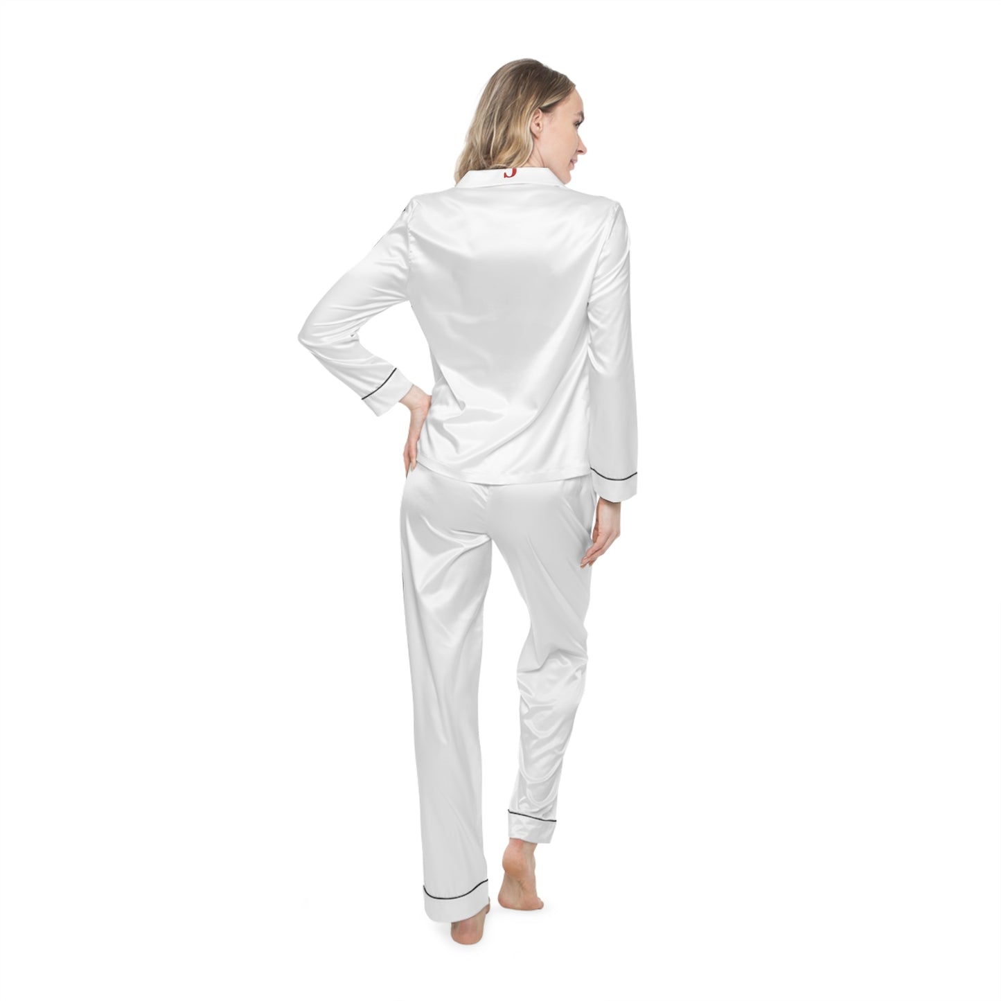 Cozy Women's Plaid Satin Pajamas, Loungewear Set, Gift for Her, Sleepwear, Holiday PJs, Relaxation Outfit, Perfect for Cozy Nights