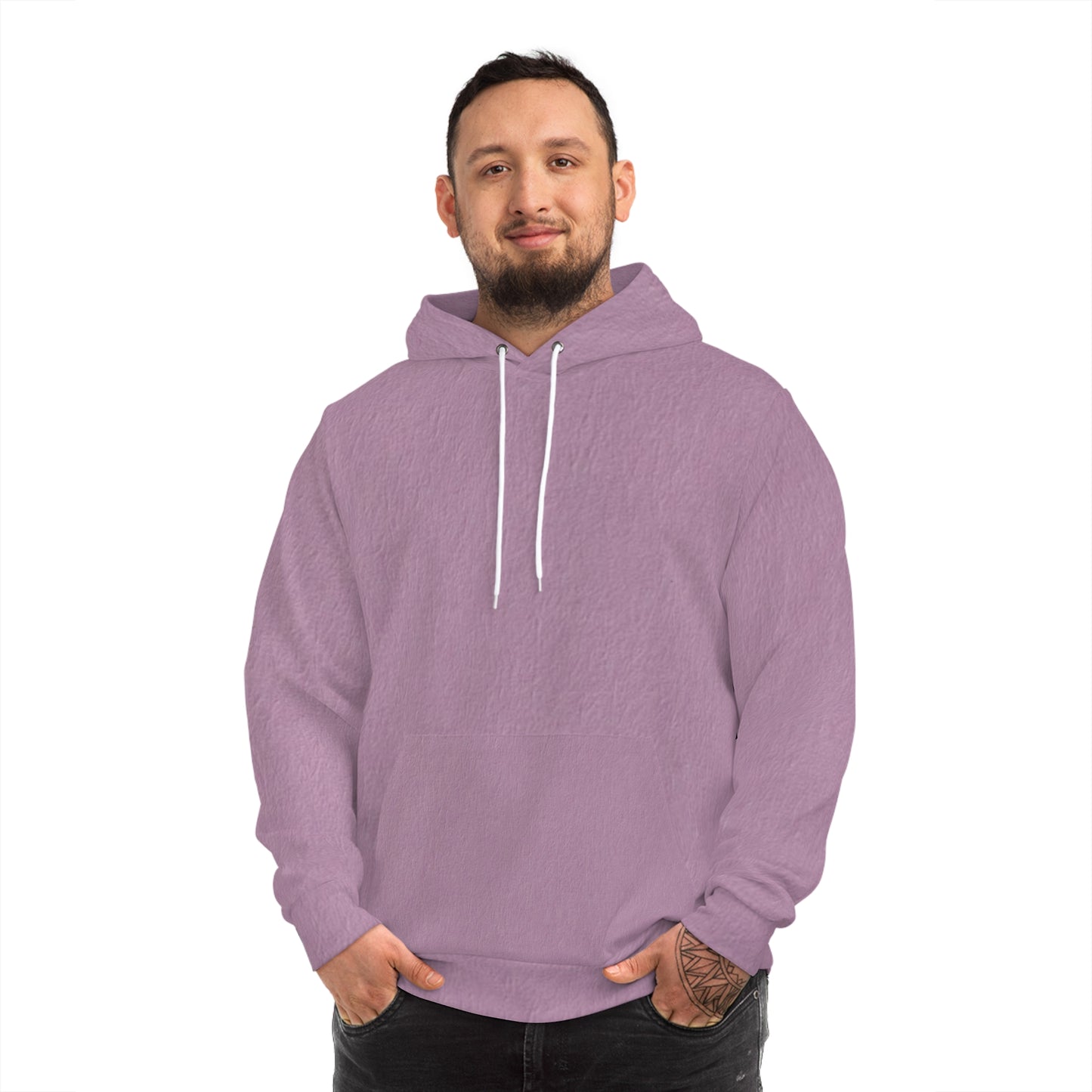 Trendy Lilac Fashion Hoodie, Cozy Autumn Fashion, Gift for Her, Casual Streetwear, Perfect for Fall, Everyday Essentials, AOP Design