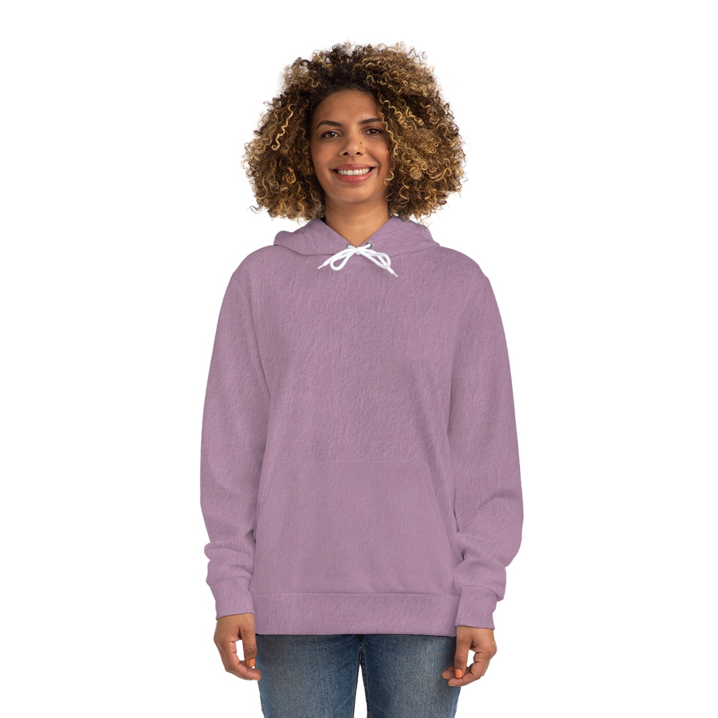 Trendy Lilac Fashion Hoodie, Cozy Autumn Fashion, Gift for Her, Casual Streetwear, Perfect for Fall, Everyday Essentials, AOP Design