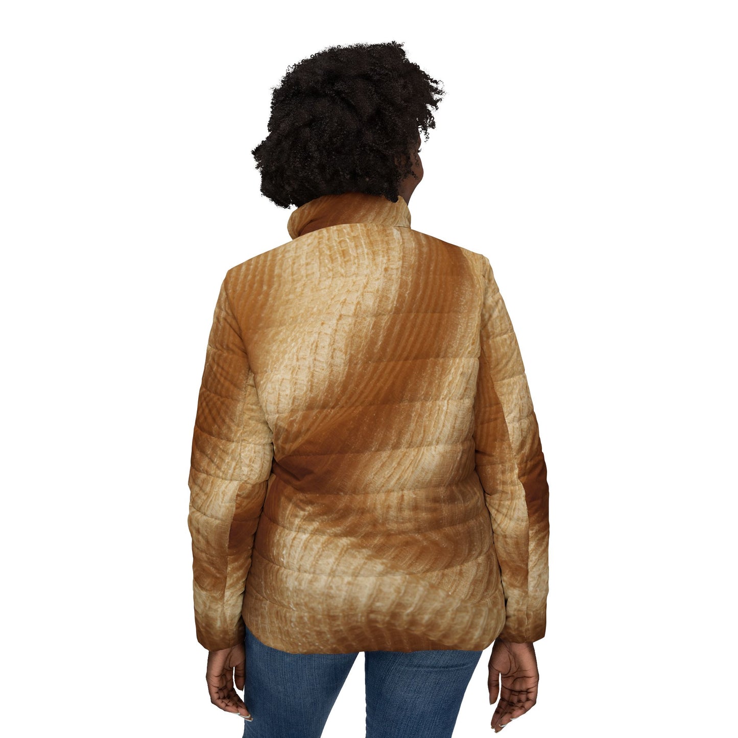 Celebration Women’s Puffer Jacket, Cozy Outerwear, Stylish Gift, Winter Fashion, Holiday Jacket, Congrats Apparel