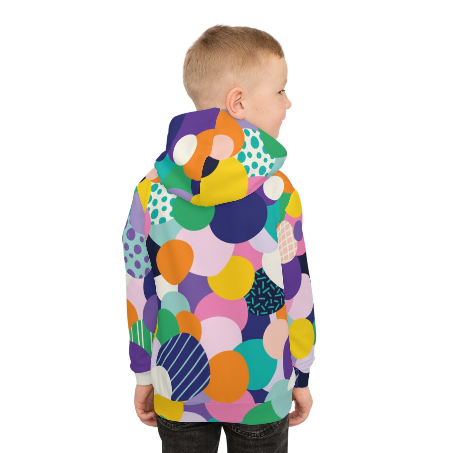 Colorful Children's Hoodie – Fun, Playful Design for Kids, Ideal Gift for Birthdays, Holidays, and Everyday Wear