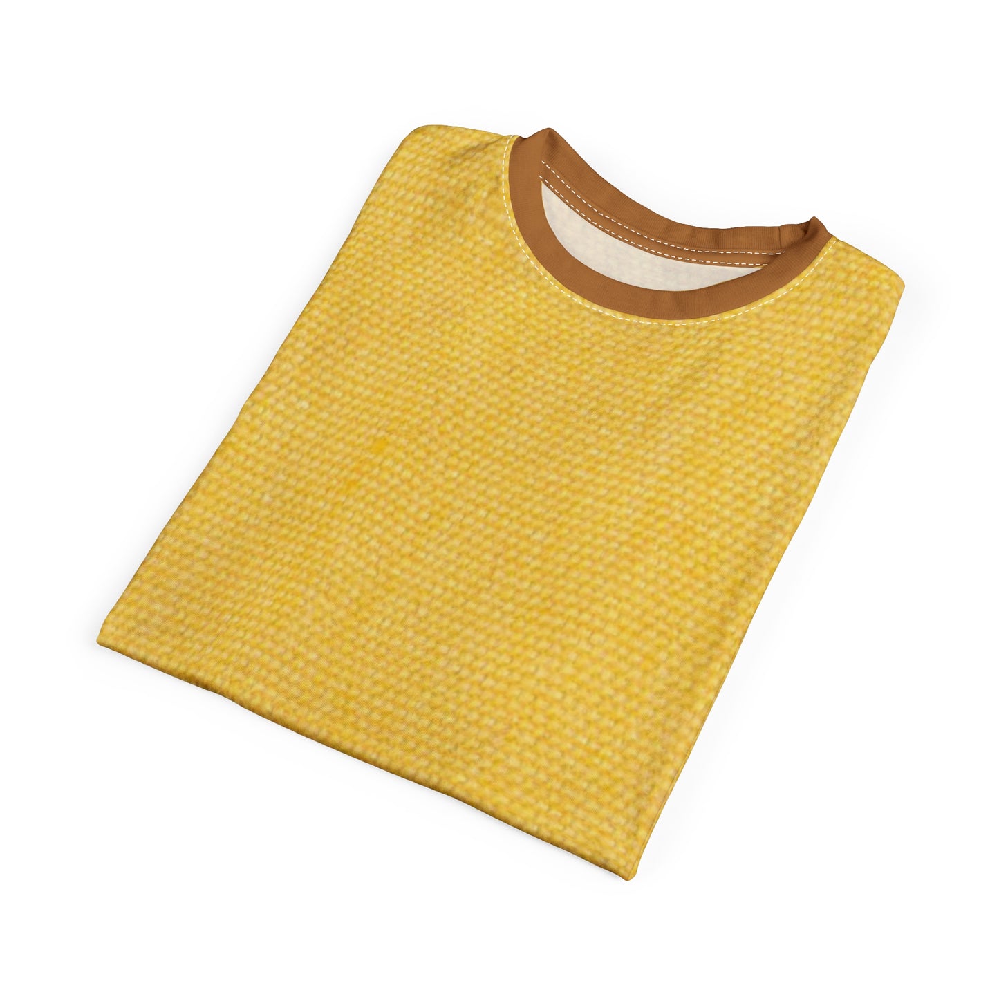 Vibrant Unisex Cut & Sew Tee, Sunshine-Themed Casual Shirt, Summer Apparel, Gifts for Friends, Bright Yellow Tee