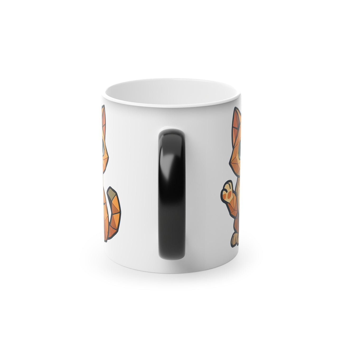 Congratulation Cat Magic Mug, Cute Cat Mug, Cat Lover Gift, Fun Coffee Cup, Unique Animal Mug