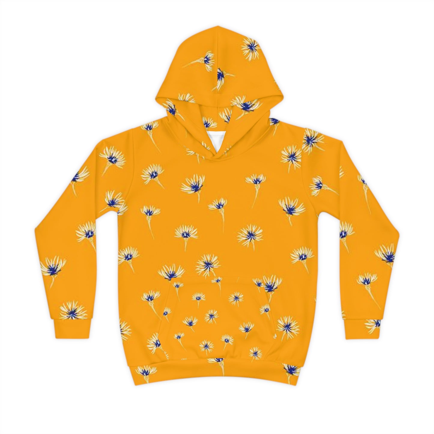 Bright Floral Children’s Hoodie - Cozy Spring Apparel, Cute Gift for Kids, Kid’s Fashion, Everyday Wear, Outdoor Play