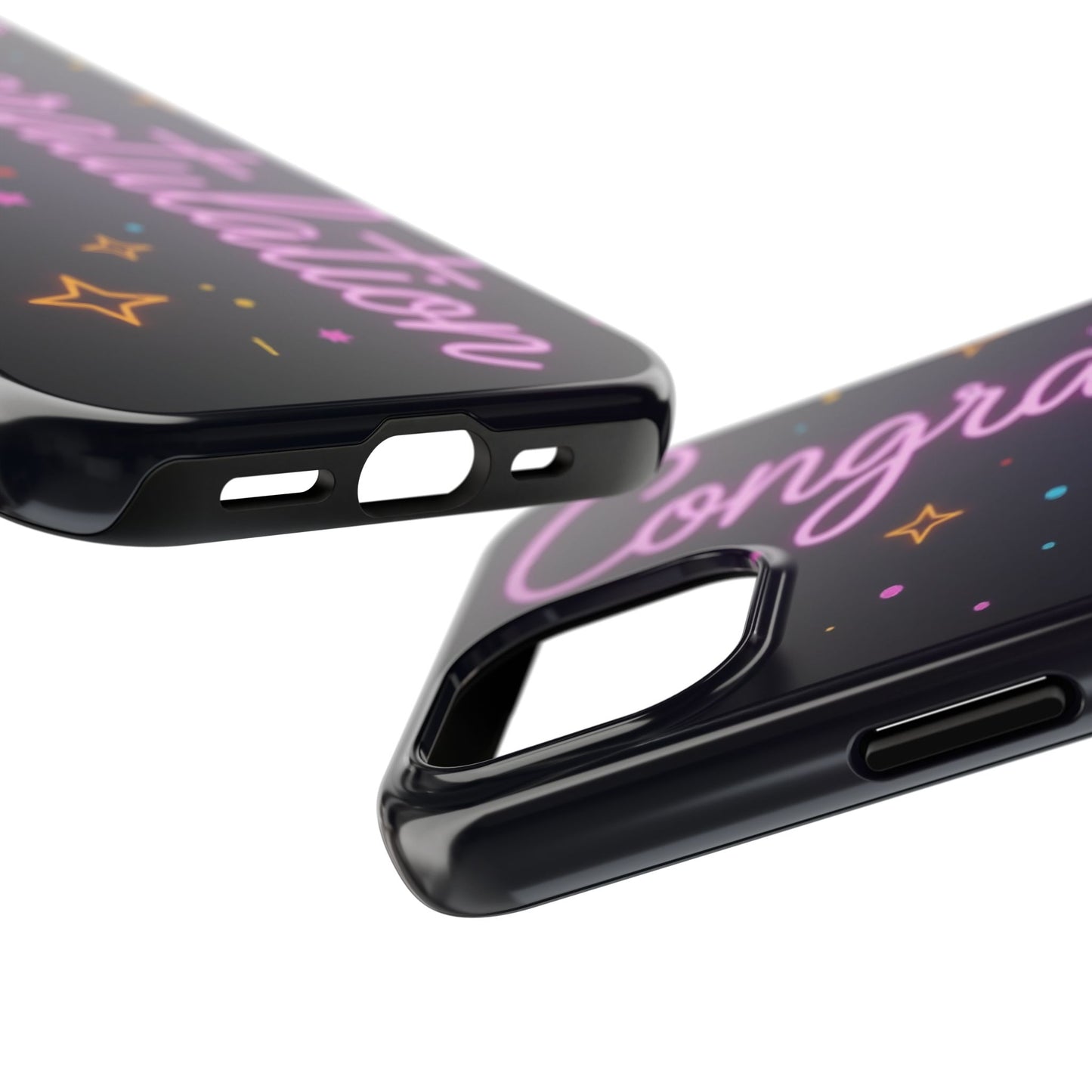 Congratulations Phone Case - Tough Cover for Milestones, Unique Gift, Celebration Accessory, Colorful Shield for Every Occasion