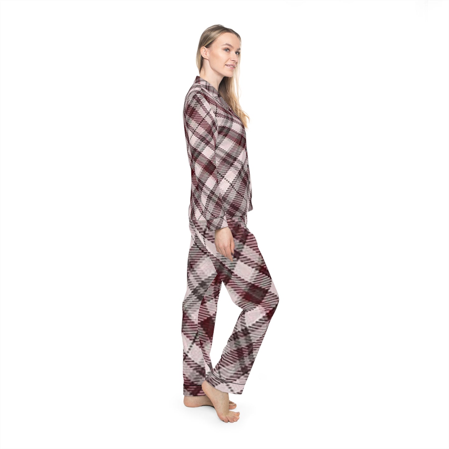 Cozy Women's Satin Pajamas - Stylish Loungewear for Sleep, Gifts, Relaxation, Birthday, Holiday