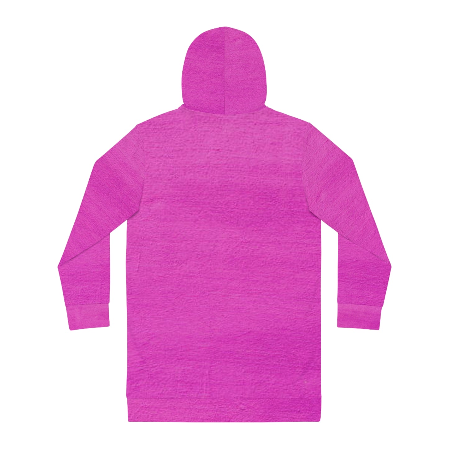 Women's all-over print hoodie dress: comfy, stylish, and versatile. Relaxed fit, cozy feel, and unique print for a standout, trendy look.