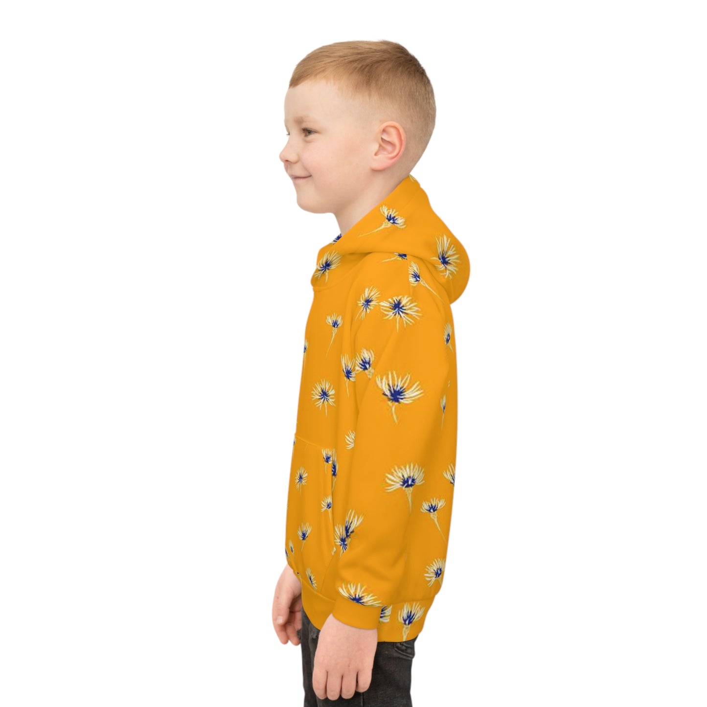 Bright Floral Children’s Hoodie - Cozy Spring Apparel, Cute Gift for Kids, Kid’s Fashion, Everyday Wear, Outdoor Play