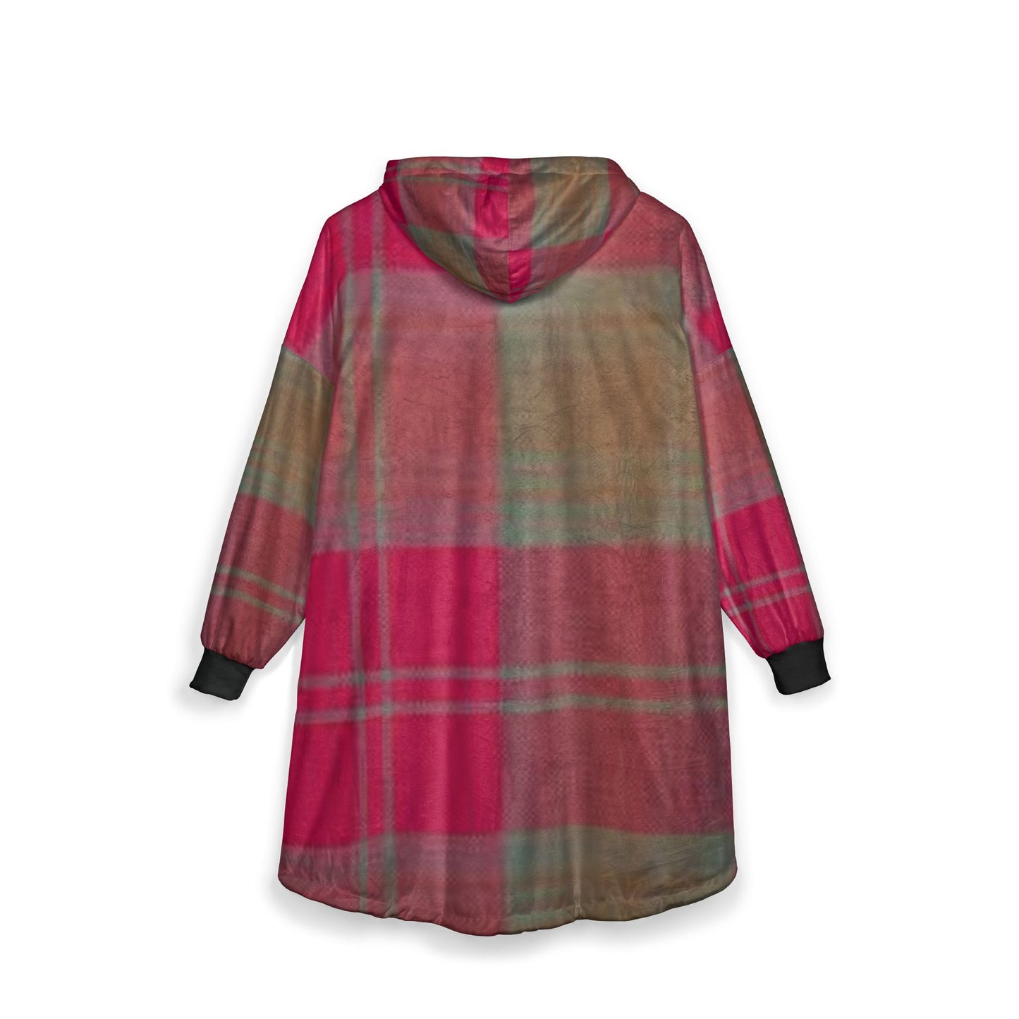 Cozy Plaid Unisex Hooded Blanket, Warm Oversized Throw for Home, Travel, Gifts, Perfect for Movie Nights or Campfire Gatherings